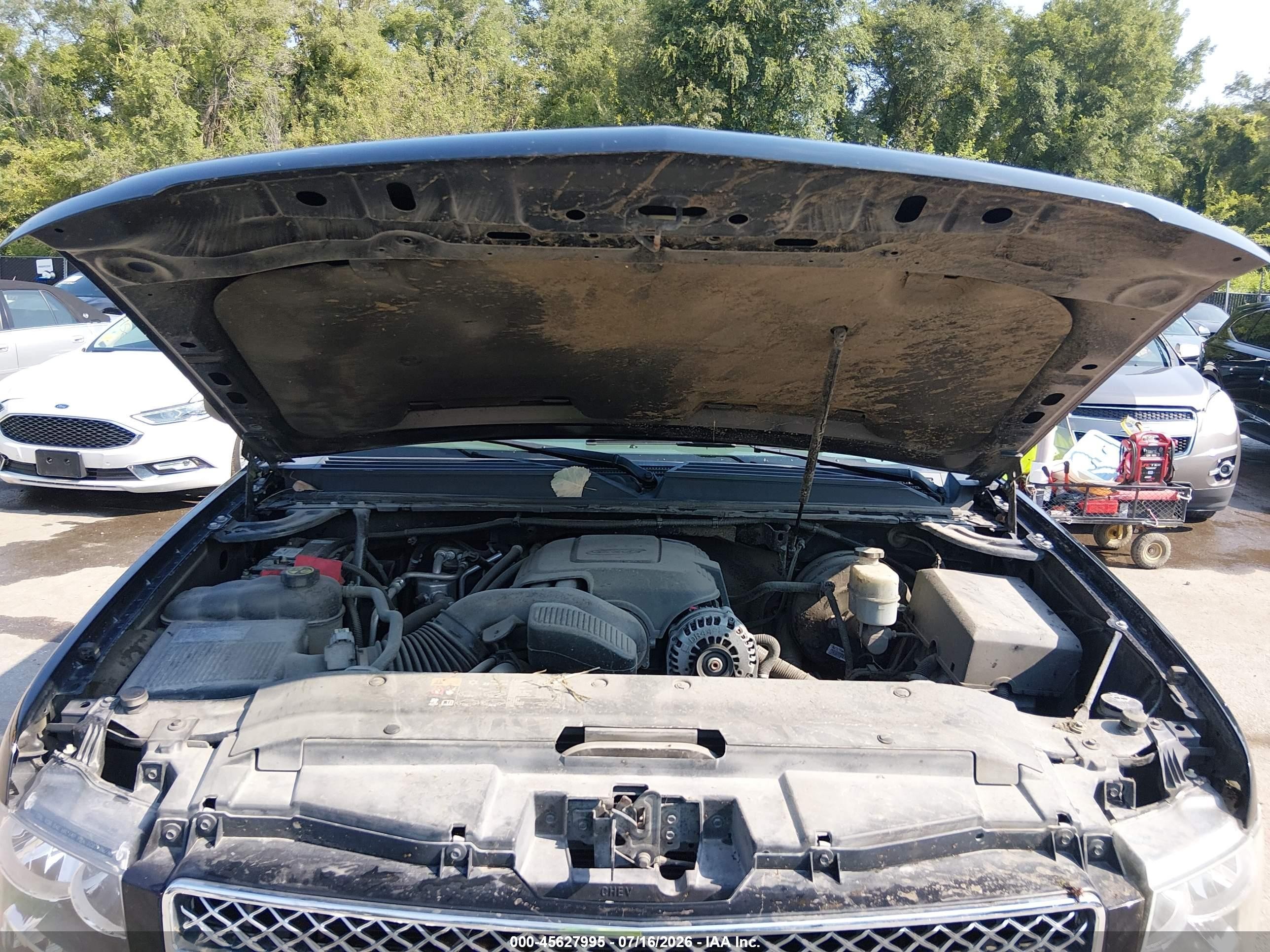 2014 Chevrolet Tahoe Lt Черный vin: 1GNSKBE07ER246464