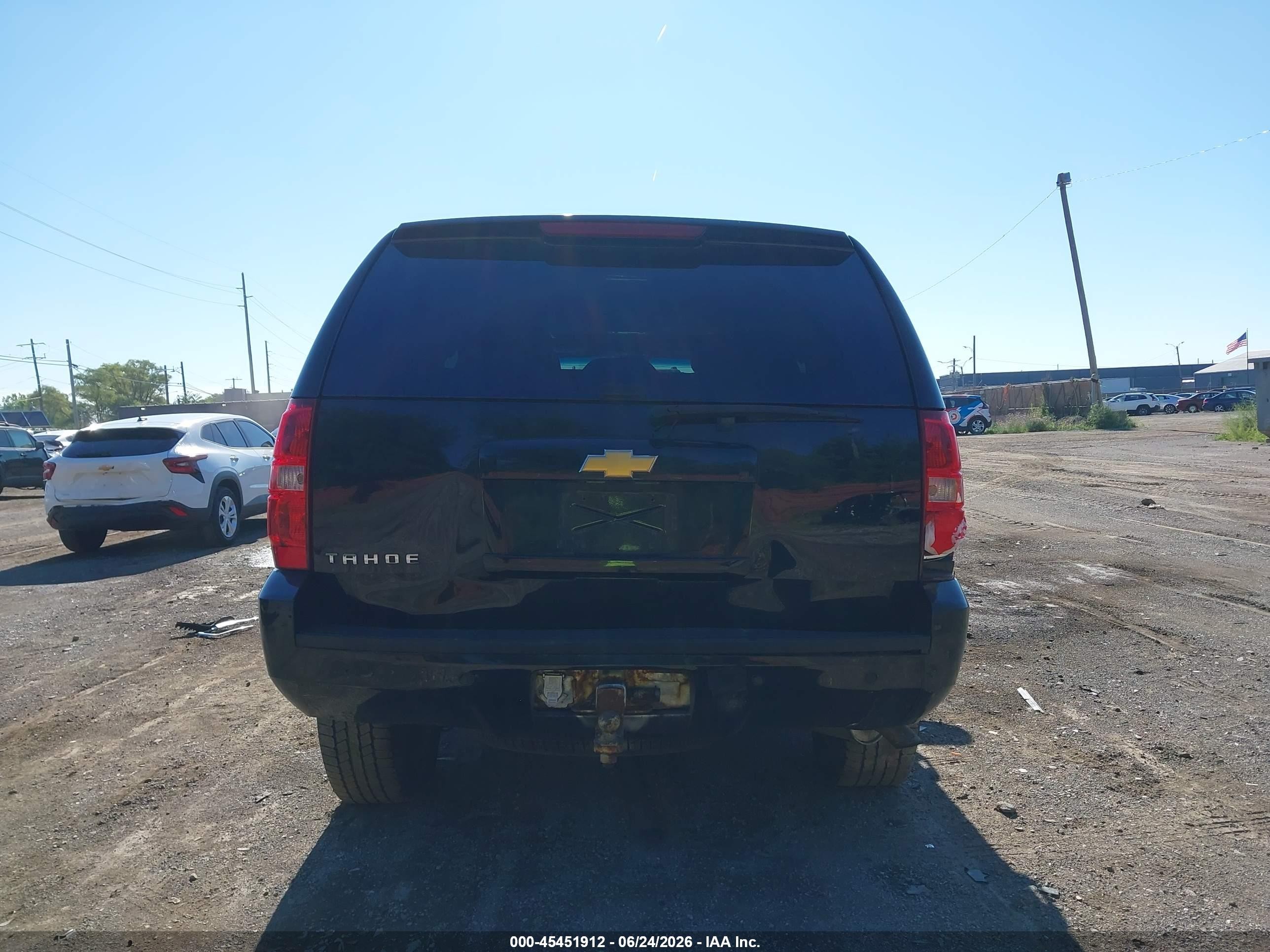 2013 Chevrolet Tahoe Lt Black vin: 1GNSKBE08DR223886