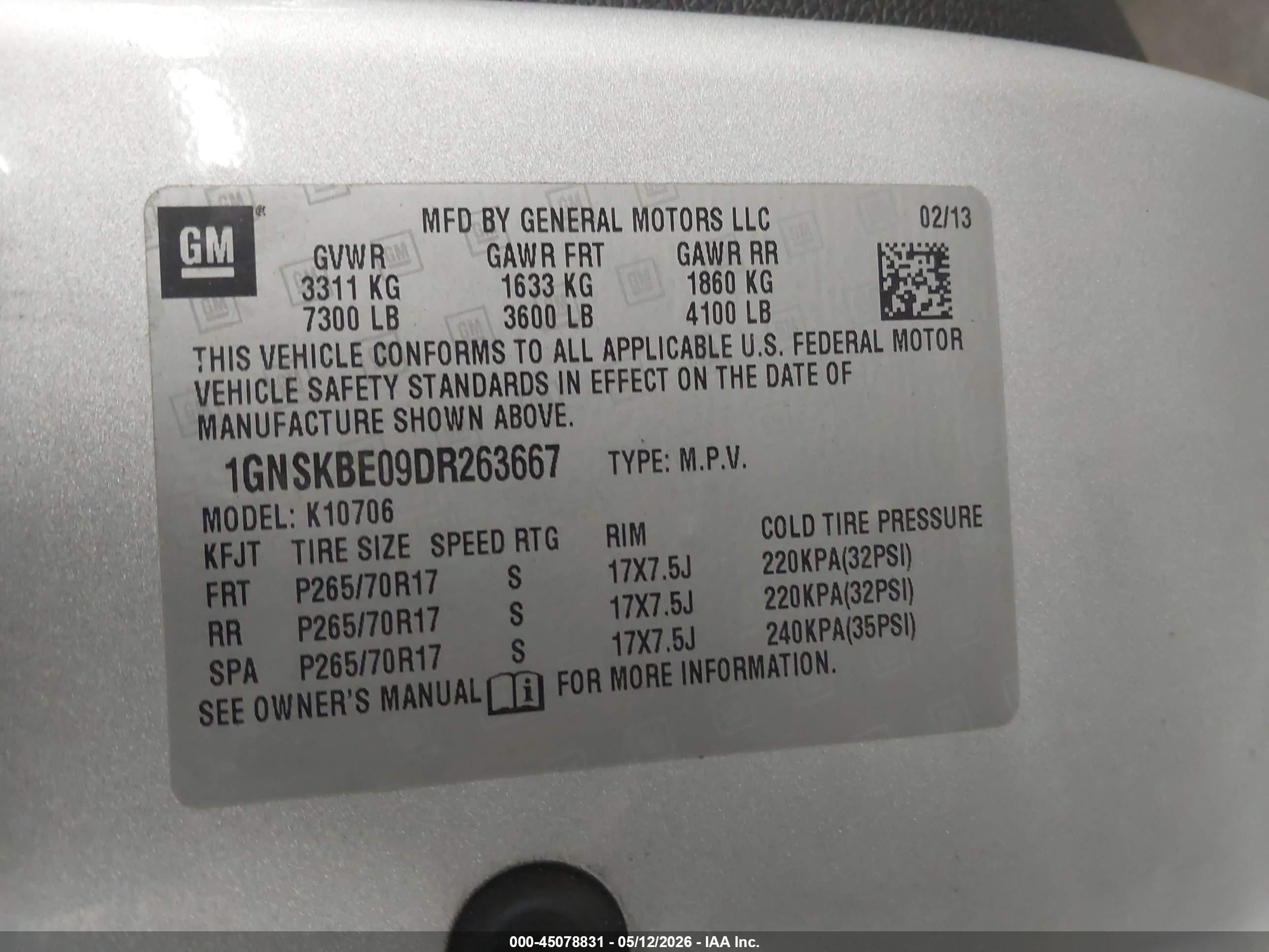 2013 Chevrolet Tahoe Lt Серебряный vin: 1GNSKBE09DR263667