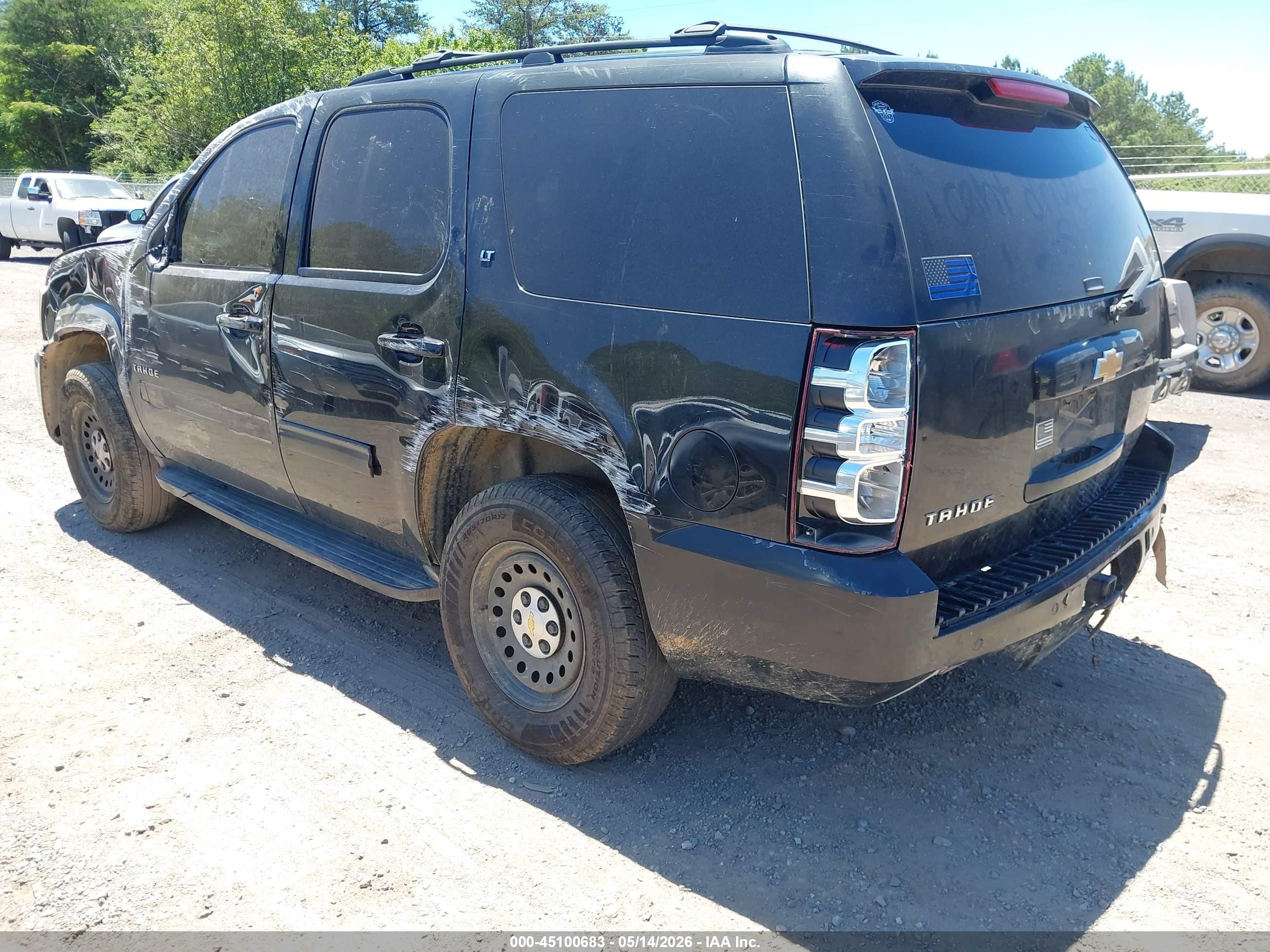 2013 Chevrolet Tahoe Lt Черный vin: 1GNSKBE0XDR290554