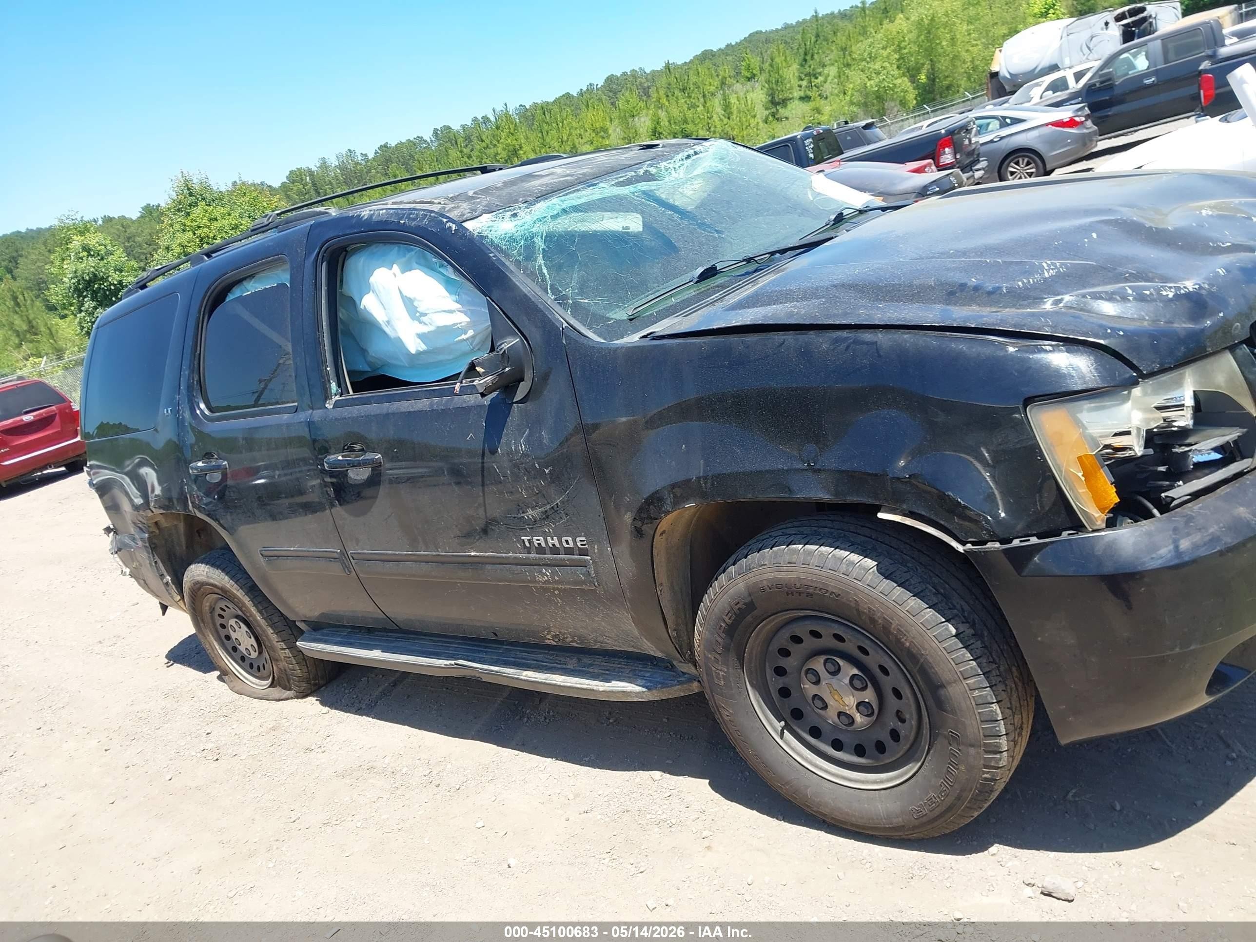2013 Chevrolet Tahoe Lt Черный vin: 1GNSKBE0XDR290554