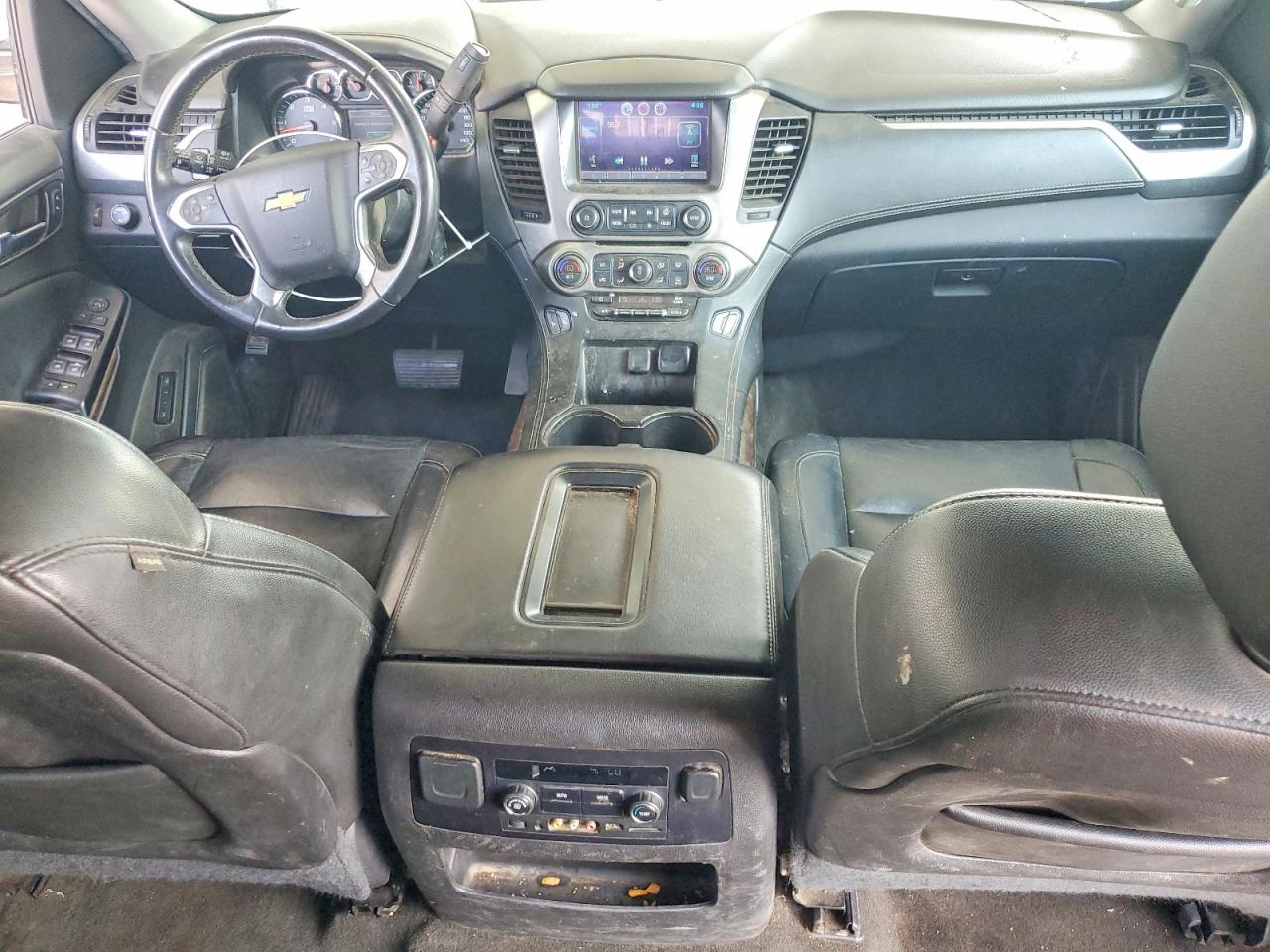 2015 Chevrolet Tahoe K1500 Lt White vin: 1GNSKBKC0FR604861