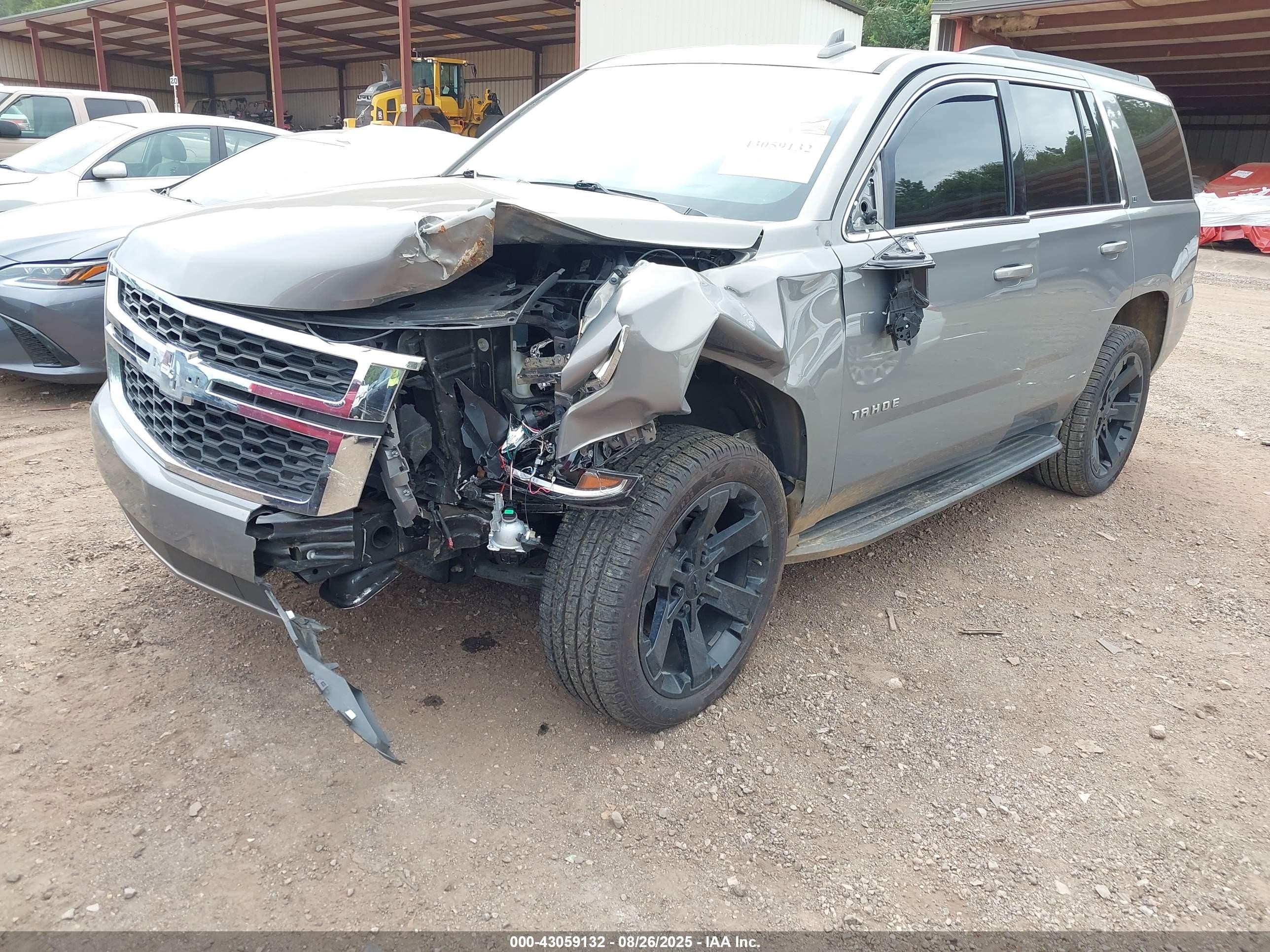 2019 Chevrolet Tahoe Lt Gray vin: 1GNSKBKC0KR167597