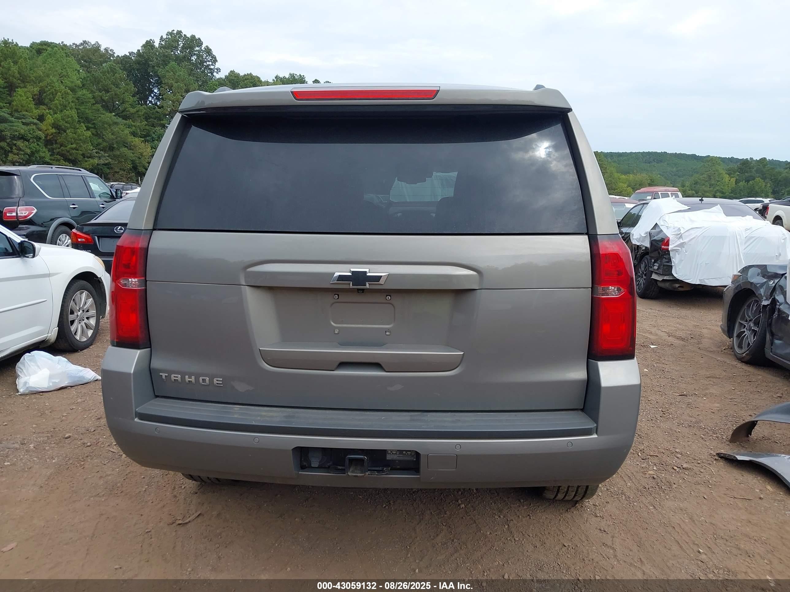 2019 Chevrolet Tahoe Lt Gray vin: 1GNSKBKC0KR167597