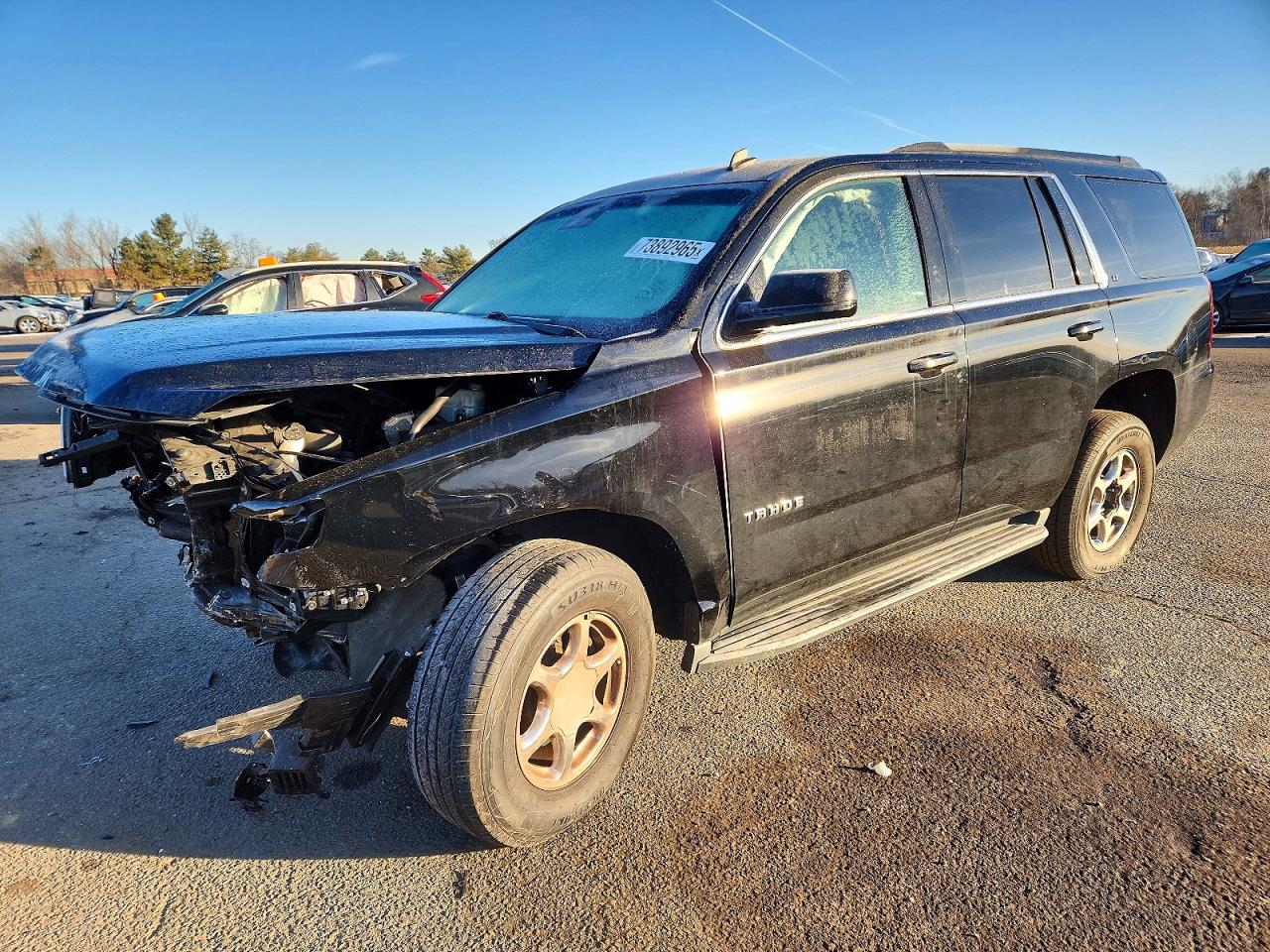 2015 Chevrolet Tahoe K1500 Lt Black vin: 1GNSKBKC1FR135635