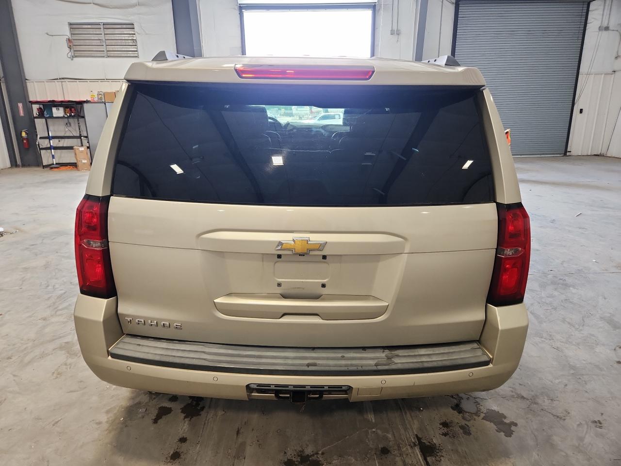 2015 Chevrolet Tahoe K1500 Lt Gold vin: 1GNSKBKC1FR174726 Damage: Rear Bumper, Multiple Scratches Heavy, 2
