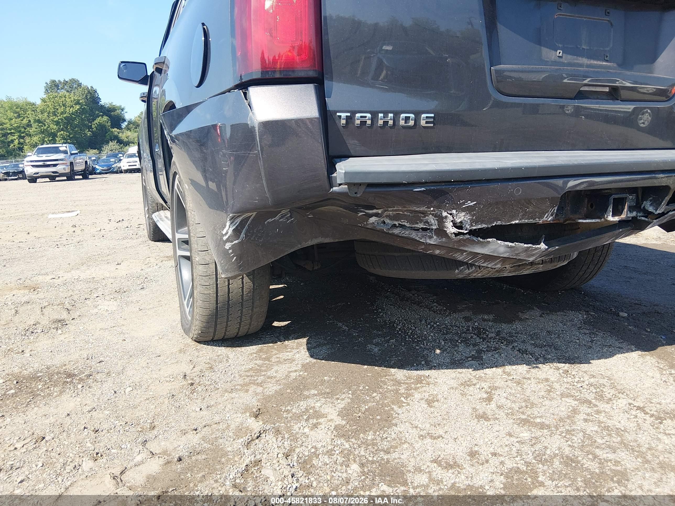 2015 Chevrolet Tahoe Lt Gray vin: 1GNSKBKC1FR247402