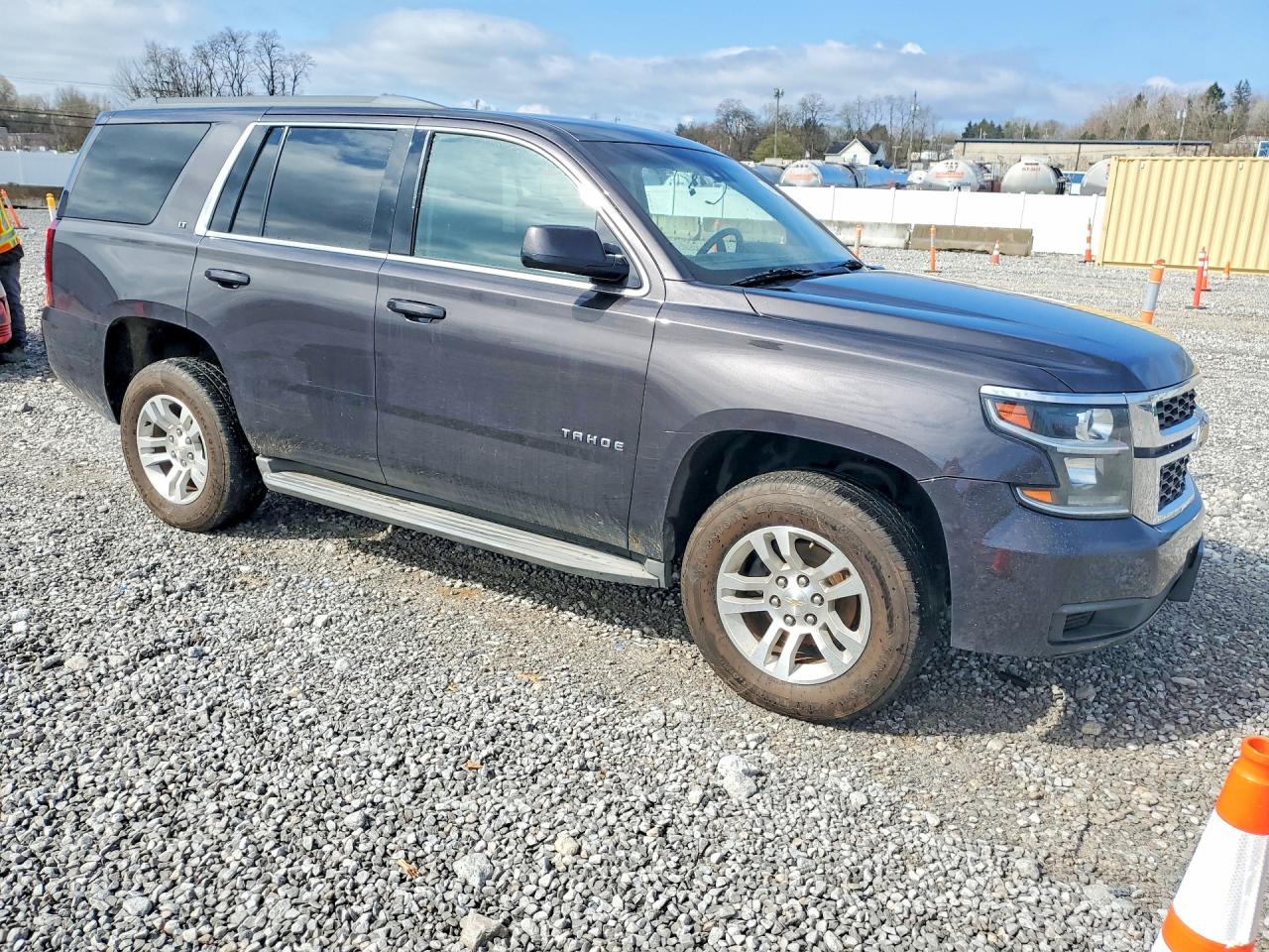 2015 Chevrolet Tahoe K1500 Lt Gray vin: 1GNSKBKC1FR533637