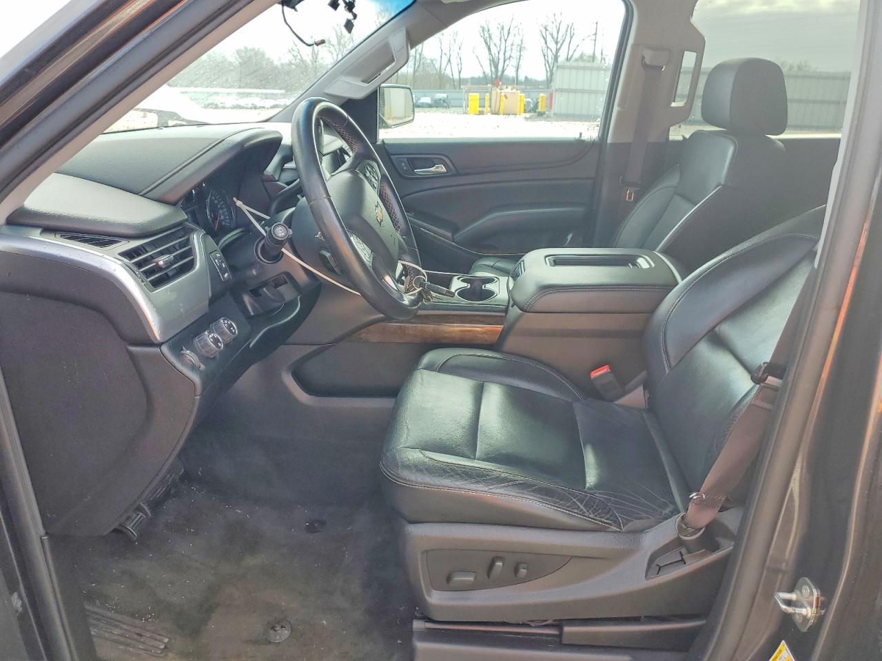 2015 Chevrolet Tahoe K1500 Lt Gray vin: 1GNSKBKC1FR533637
