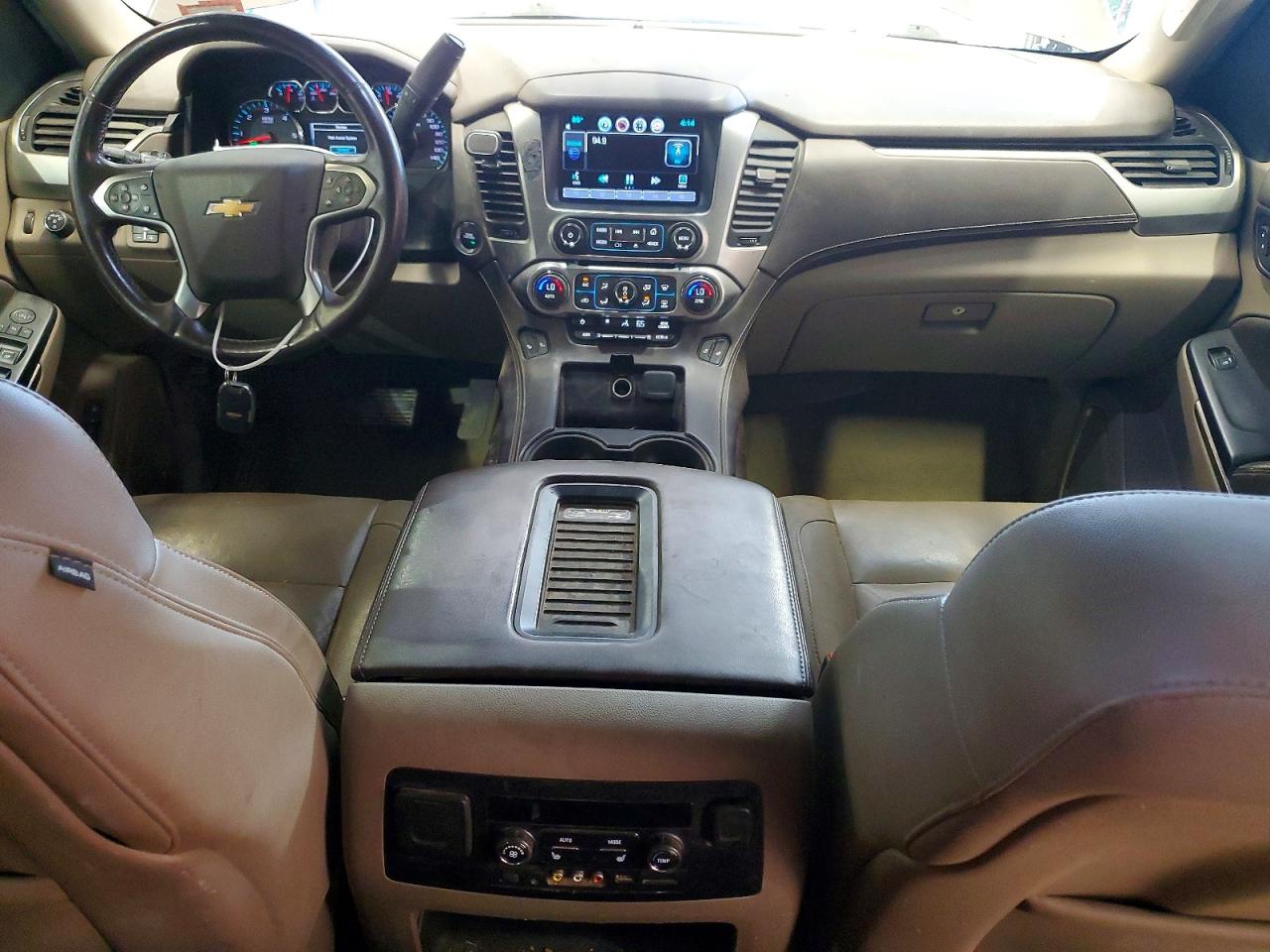 2015 Chevrolet Tahoe K1500 Lt Brown vin: 1GNSKBKC1FR640526