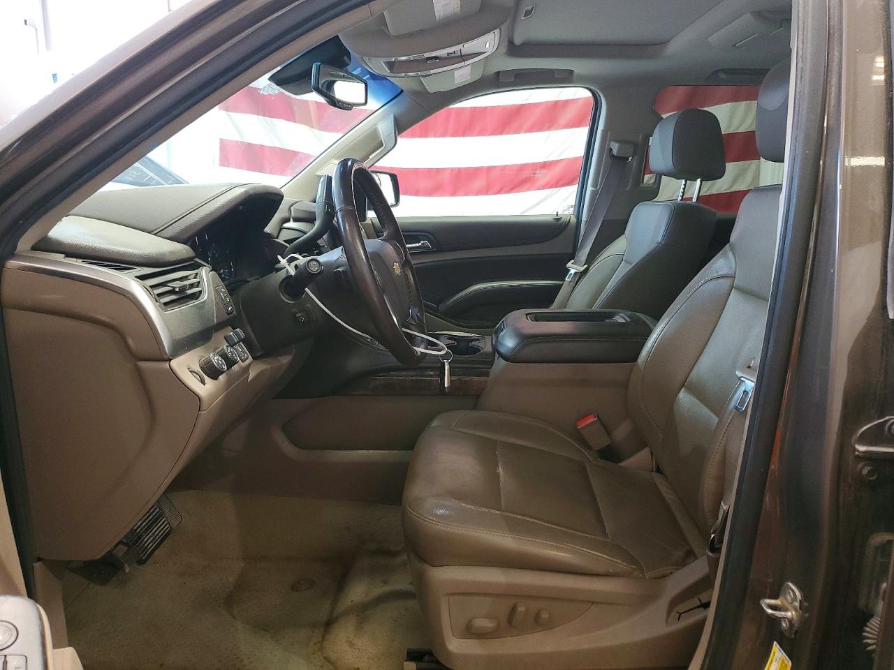2015 Chevrolet Tahoe K1500 Lt Brown vin: 1GNSKBKC1FR640526