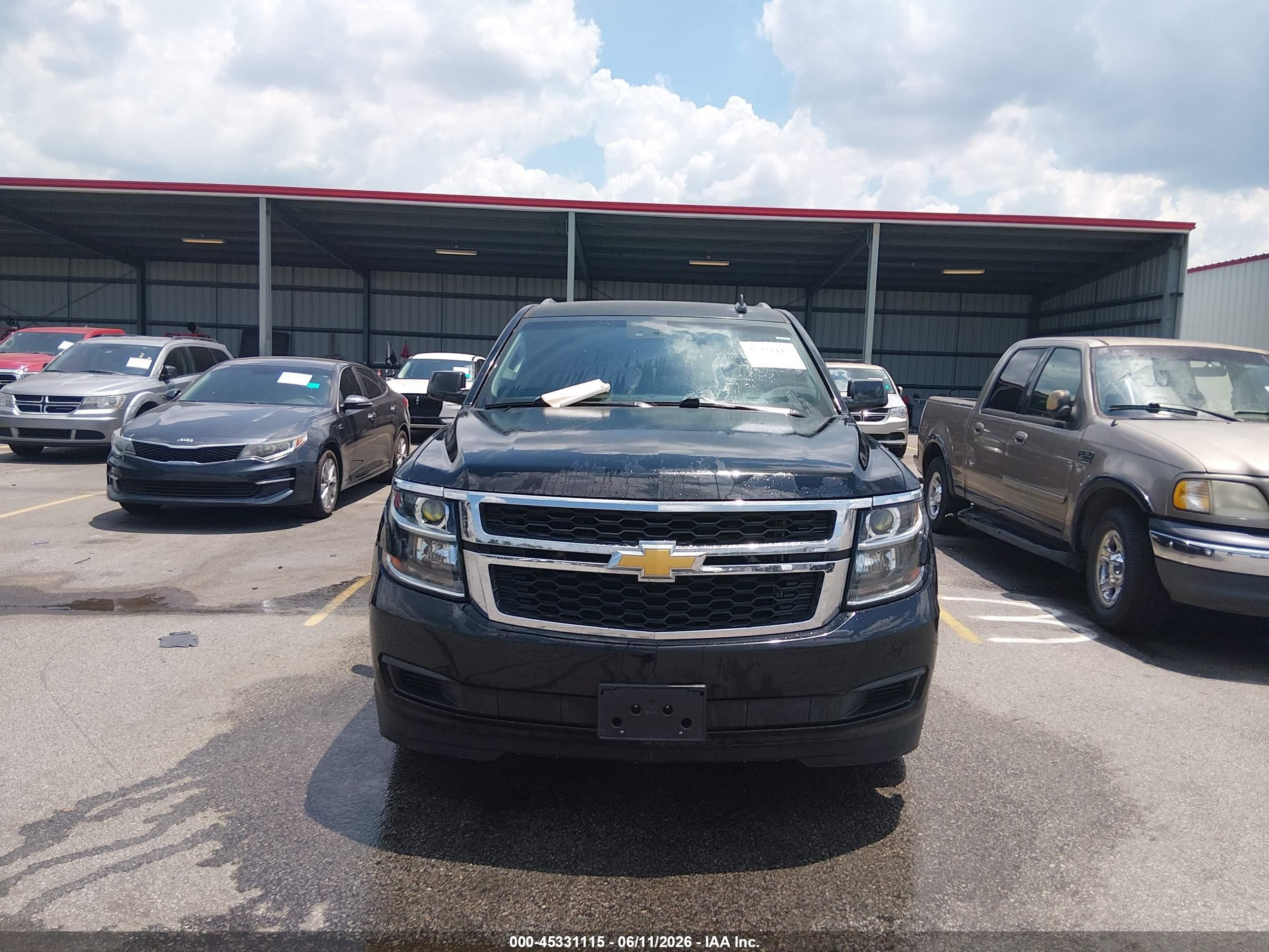 2015 Chevrolet Tahoe Lt Black vin: 1GNSKBKC1FR651820