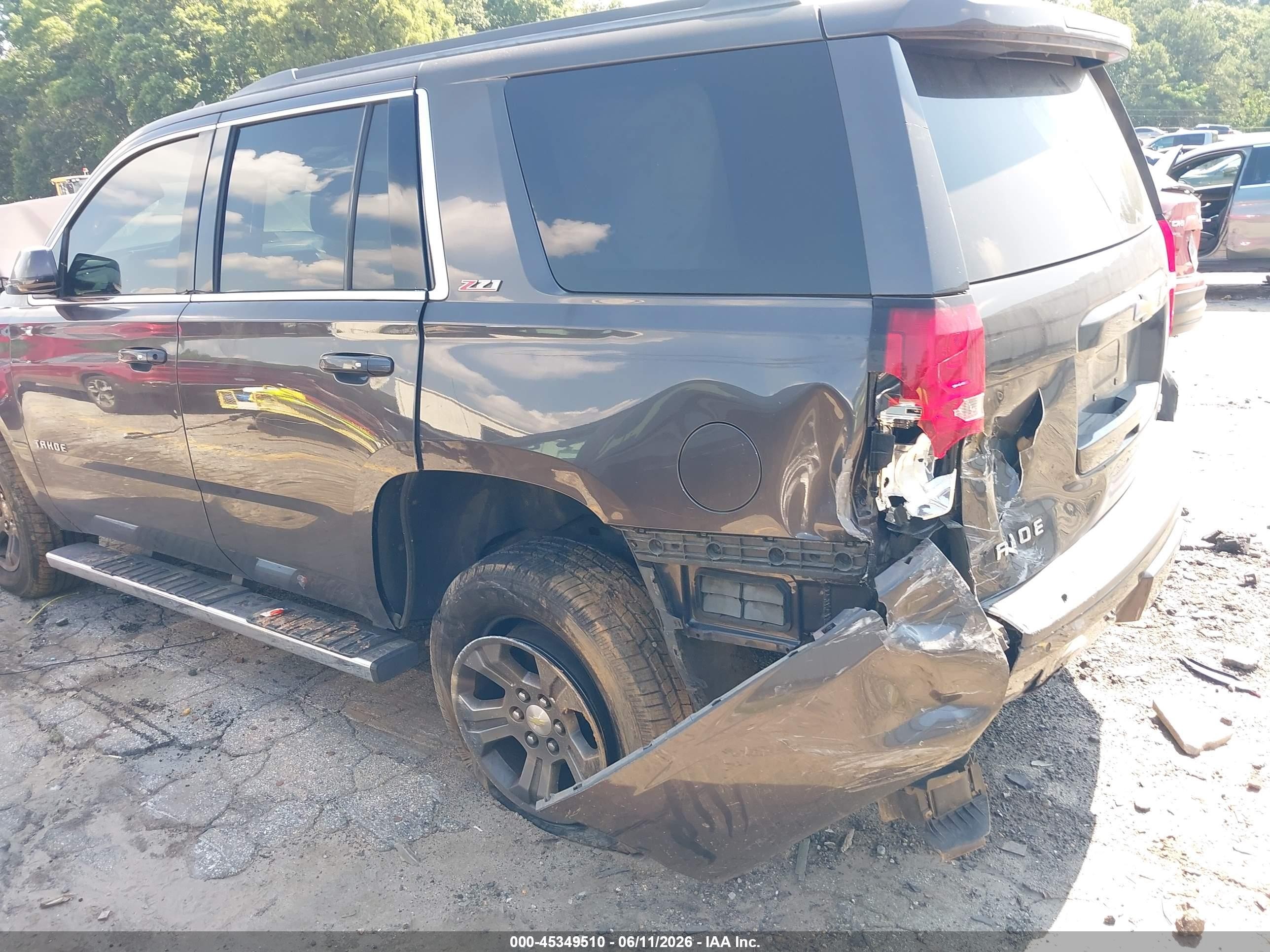 2015 Chevrolet Tahoe Lt Black vin: 1GNSKBKC1FR667225