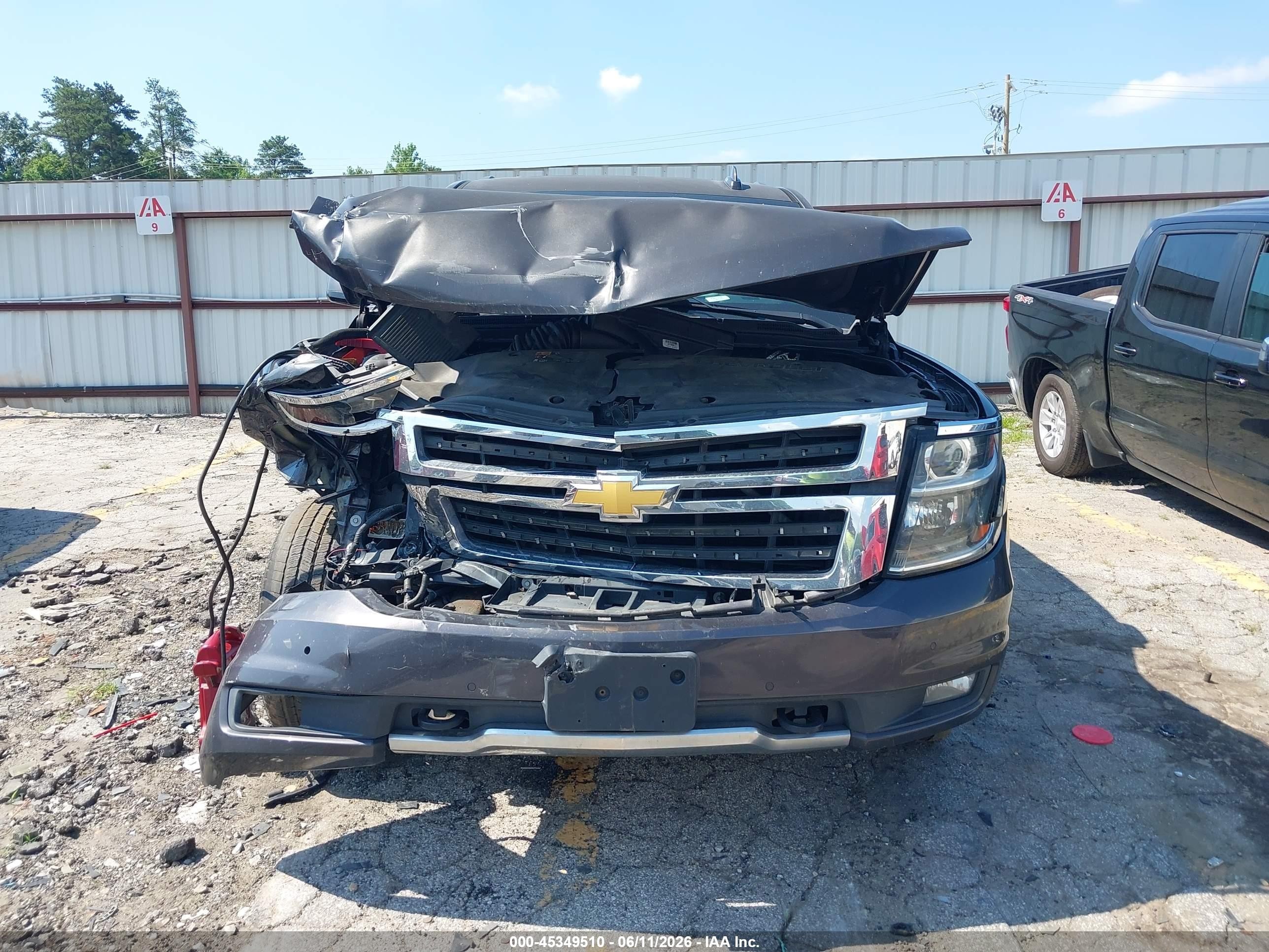 2015 Chevrolet Tahoe Lt Black vin: 1GNSKBKC1FR667225
