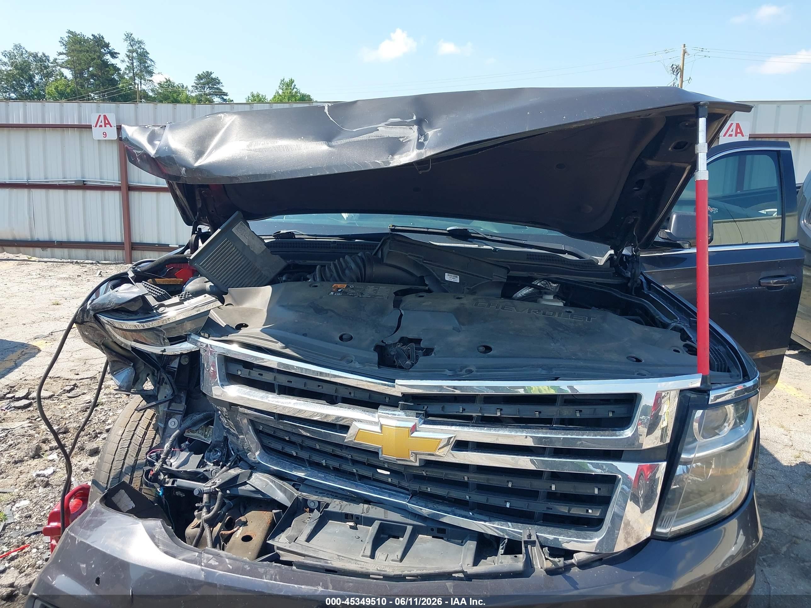 2015 Chevrolet Tahoe Lt Black vin: 1GNSKBKC1FR667225