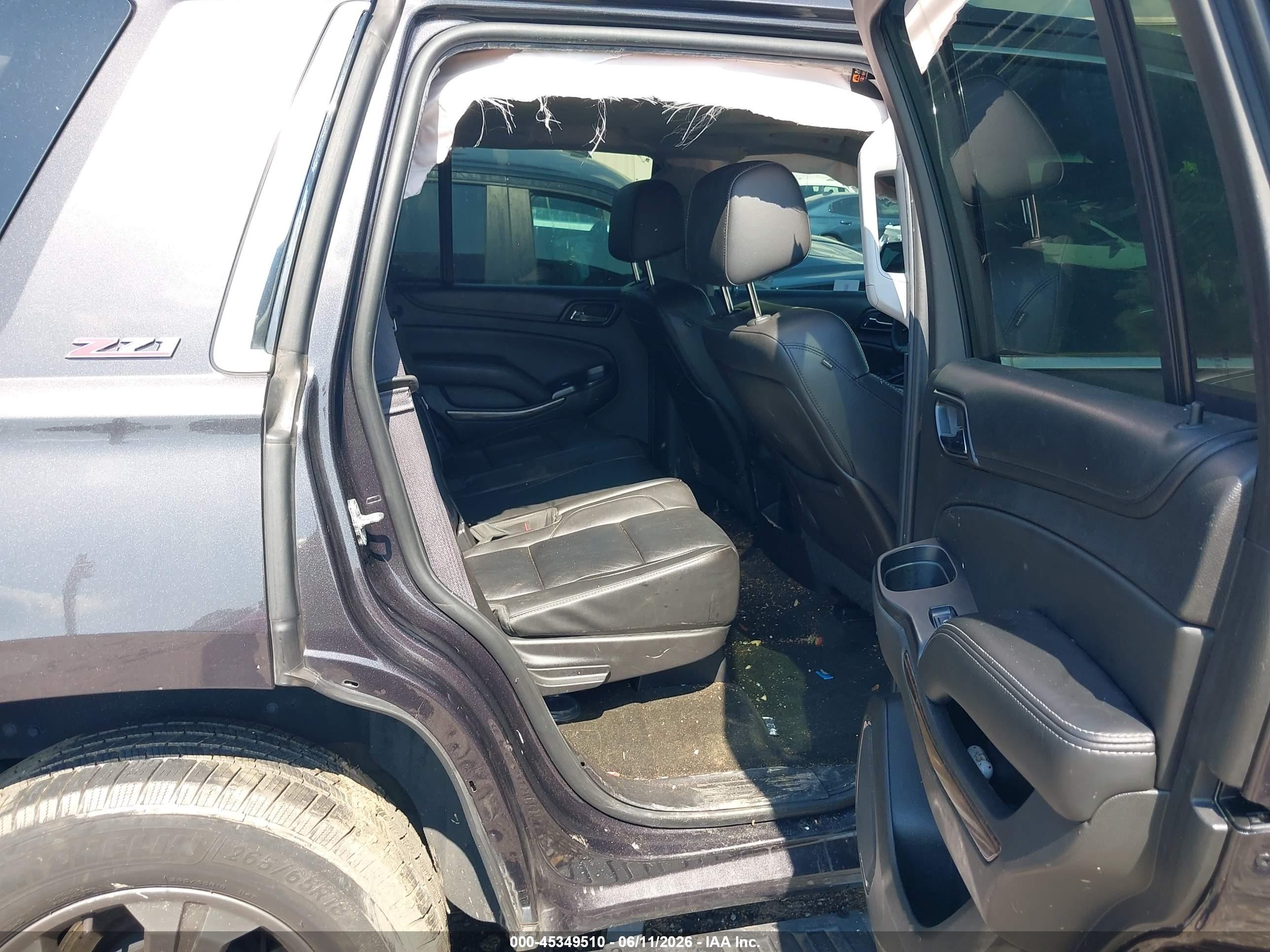 2015 Chevrolet Tahoe Lt Black vin: 1GNSKBKC1FR667225