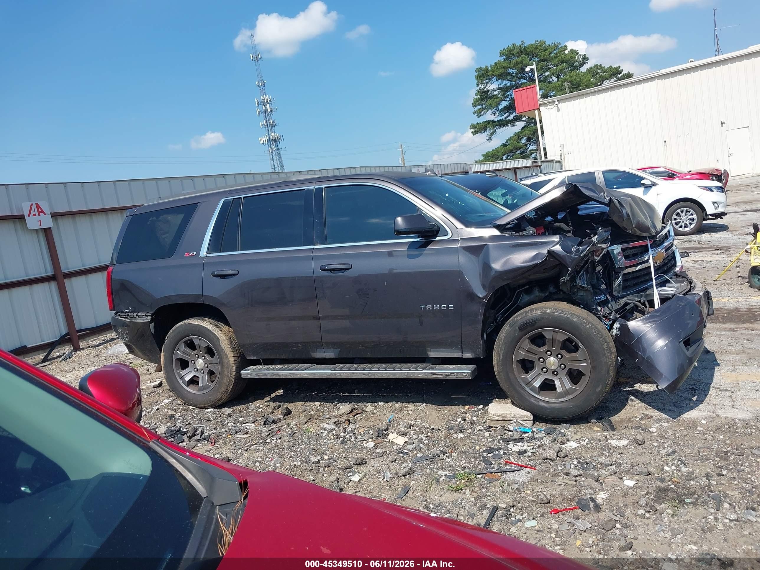 2015 Chevrolet Tahoe Lt Black vin: 1GNSKBKC1FR667225
