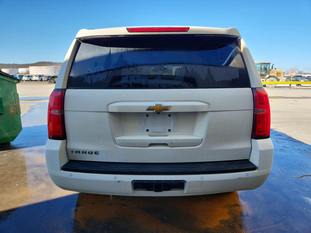 2015 Chevrolet Tahoe K1500 Lt White vin: 1GNSKBKC1FR731165