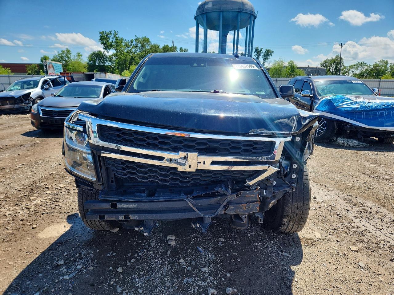 2015 Chevrolet Tahoe K1500 Lt Черный vin: 1GNSKBKC2FR651017