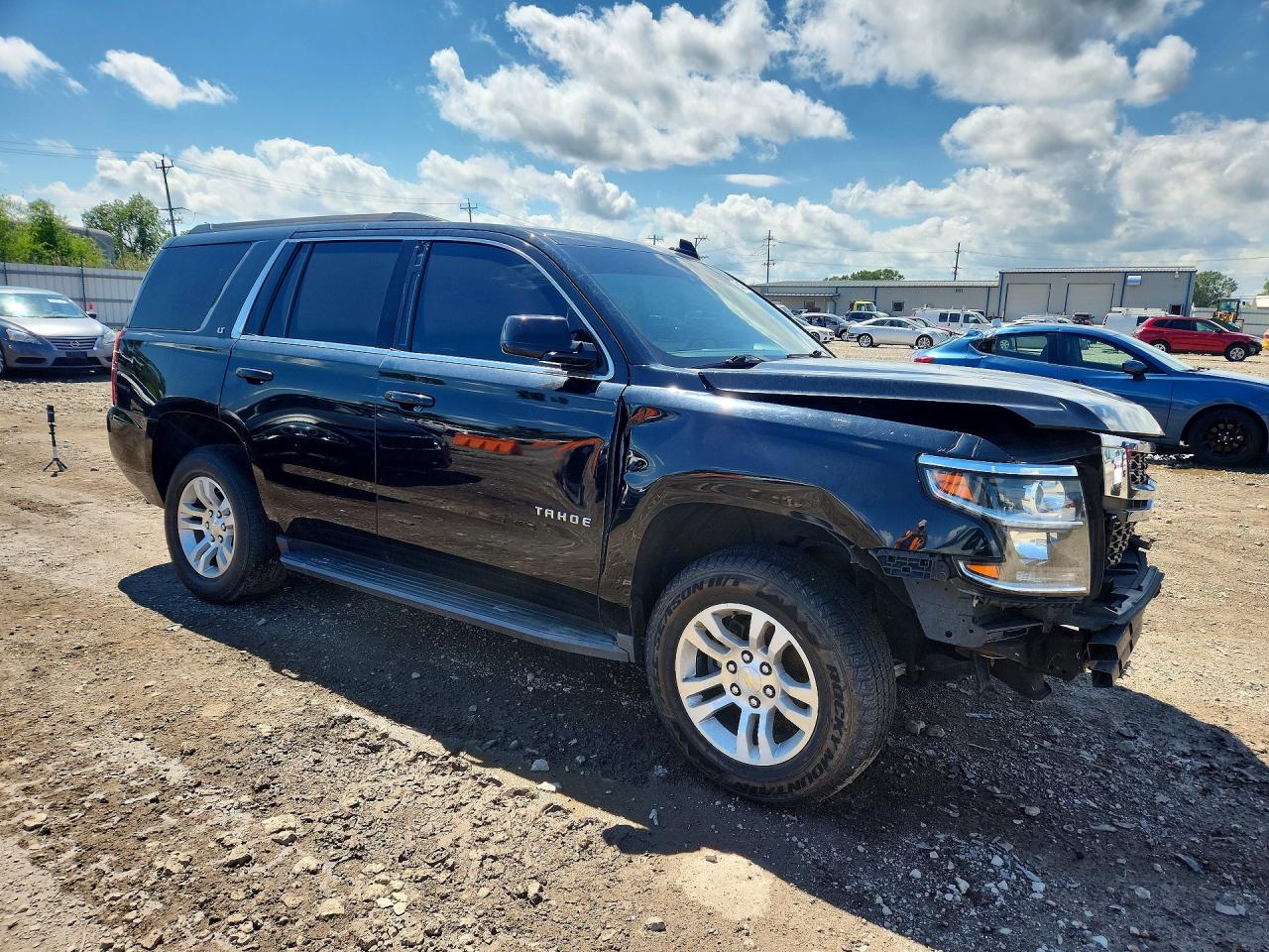 2015 Chevrolet Tahoe K1500 Lt Черный vin: 1GNSKBKC2FR651017