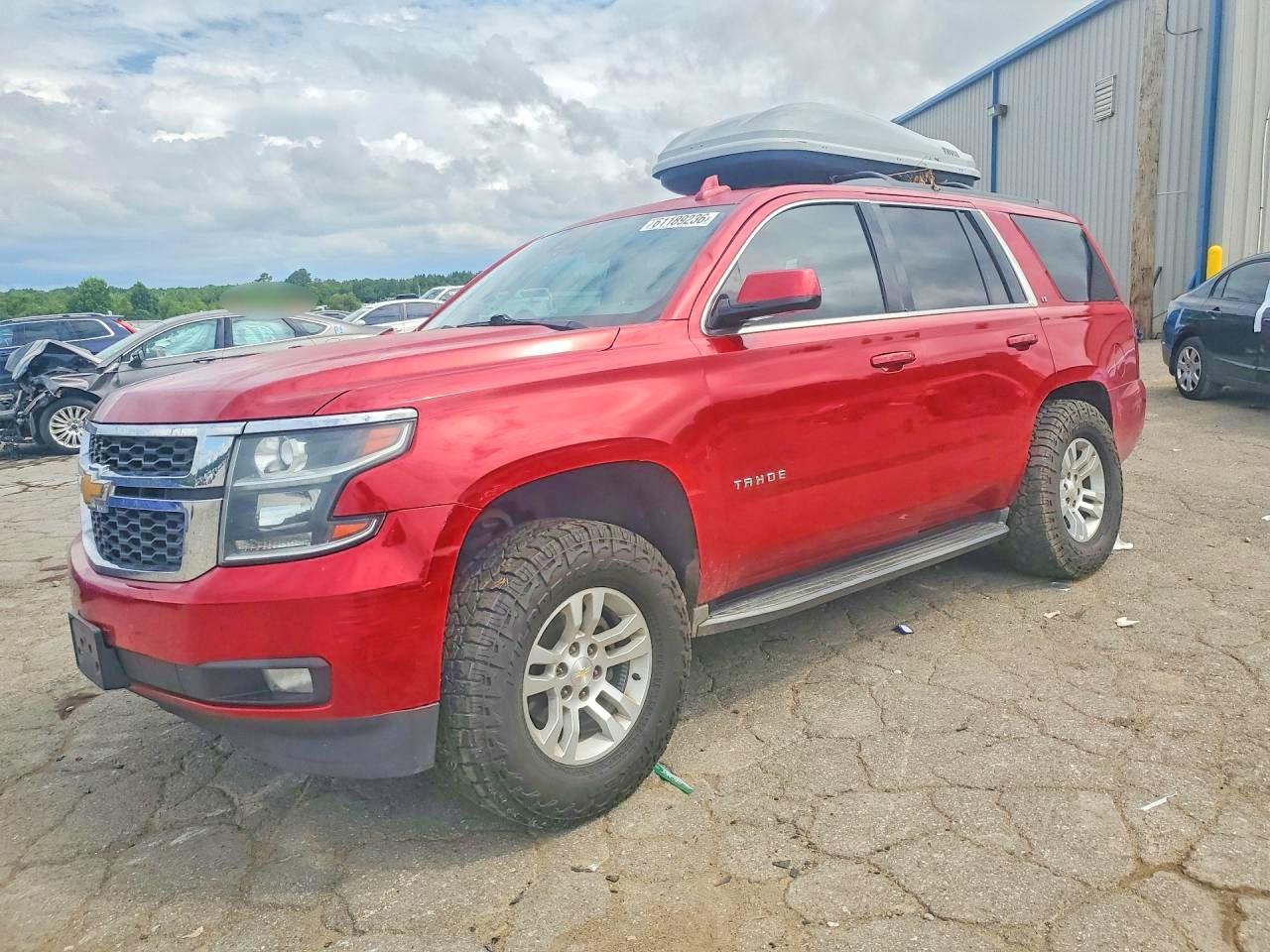 2015 Chevrolet Tahoe K1500 Lt Red vin: 1GNSKBKC2FR664575