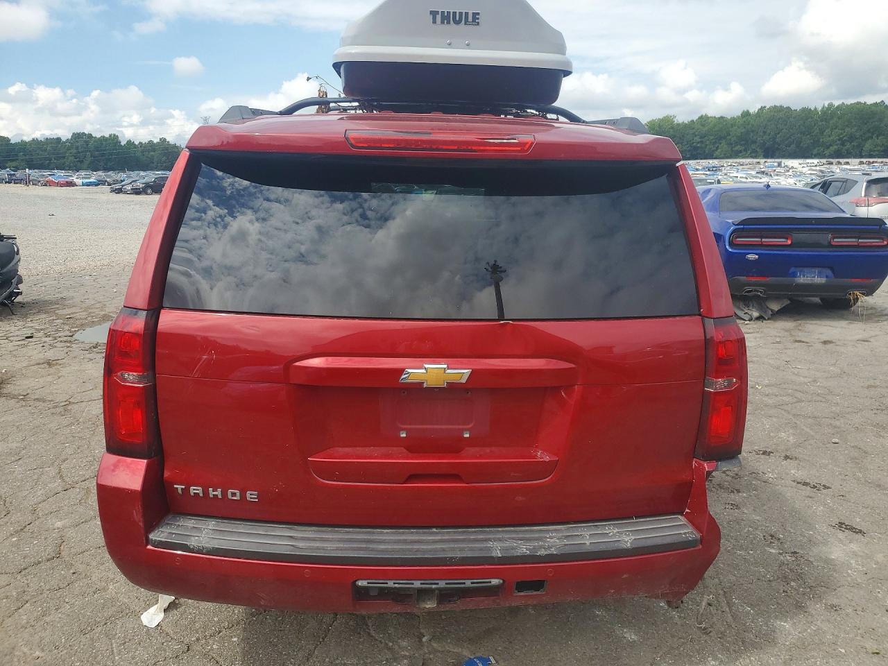 2015 Chevrolet Tahoe K1500 Lt Red vin: 1GNSKBKC2FR664575
