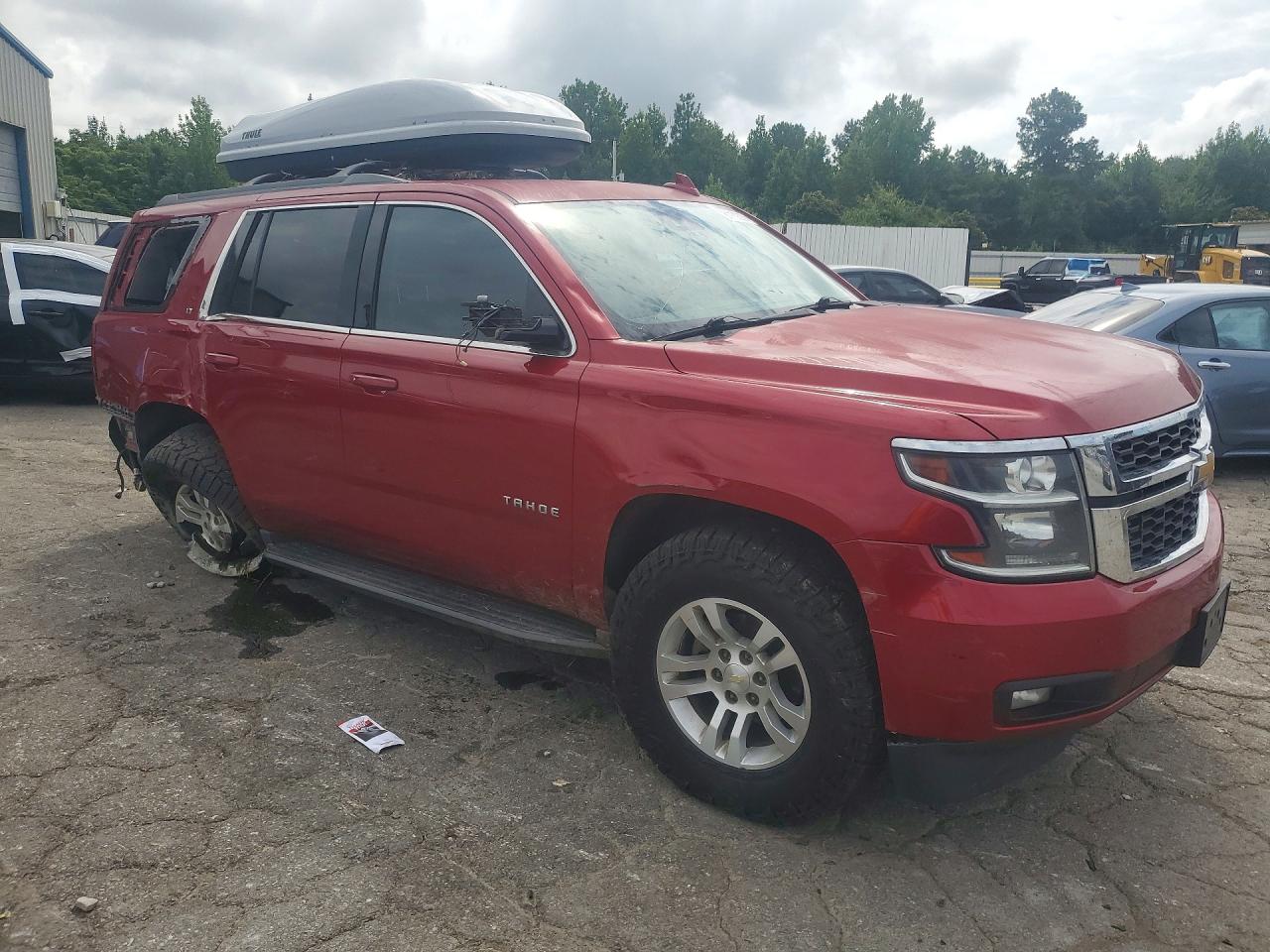 2015 Chevrolet Tahoe K1500 Lt Red vin: 1GNSKBKC2FR664575