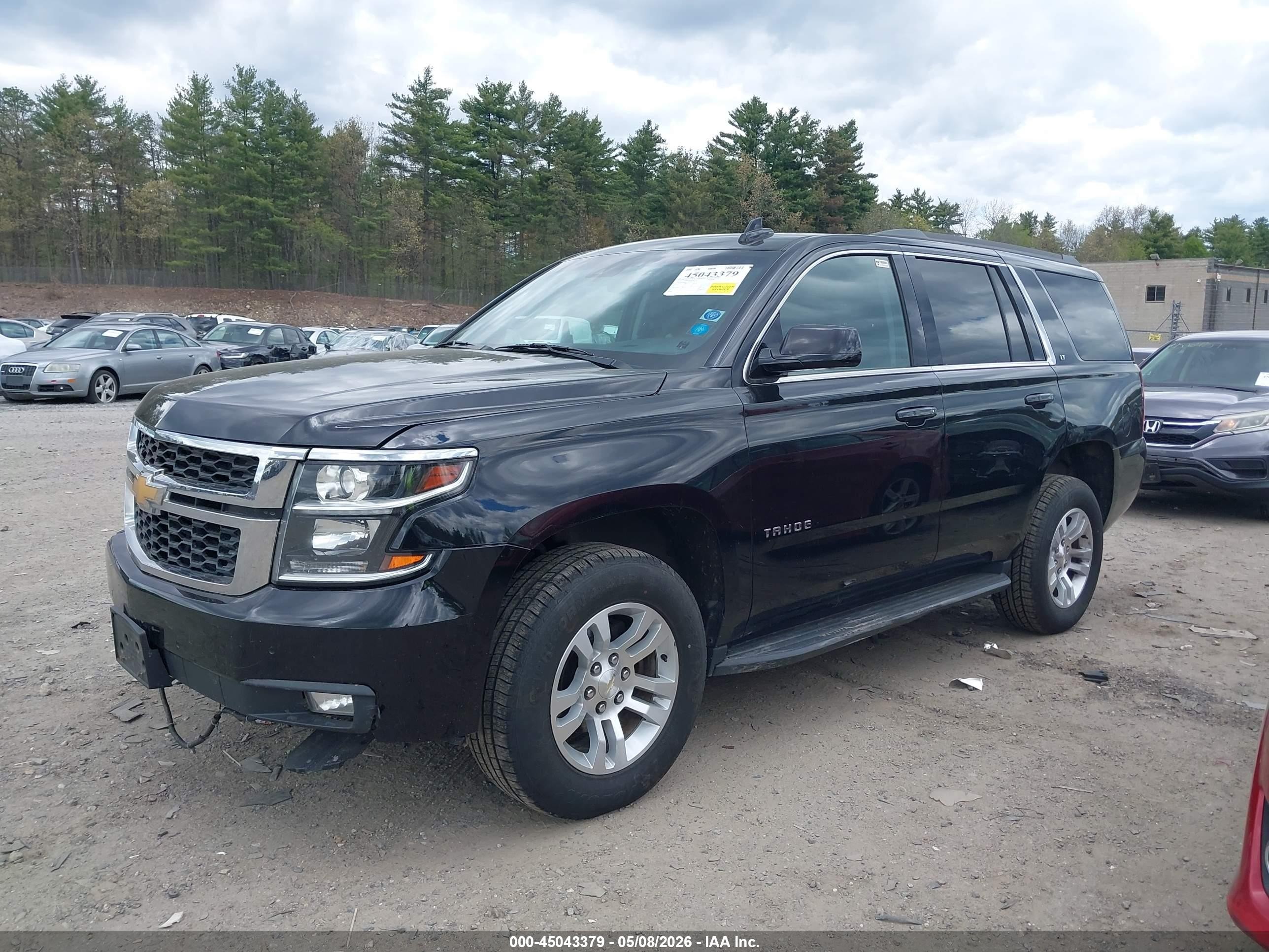 2019 Chevrolet Tahoe Lt Black vin: 1GNSKBKC2KR266714