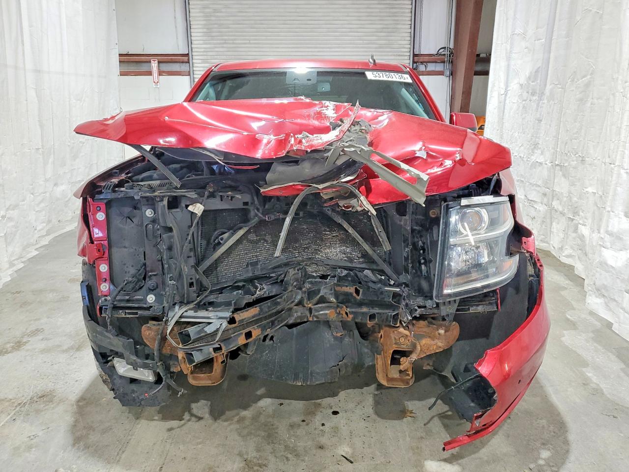 2015 Chevrolet Tahoe K1500 Lt Red vin: 1GNSKBKC3FR101941
