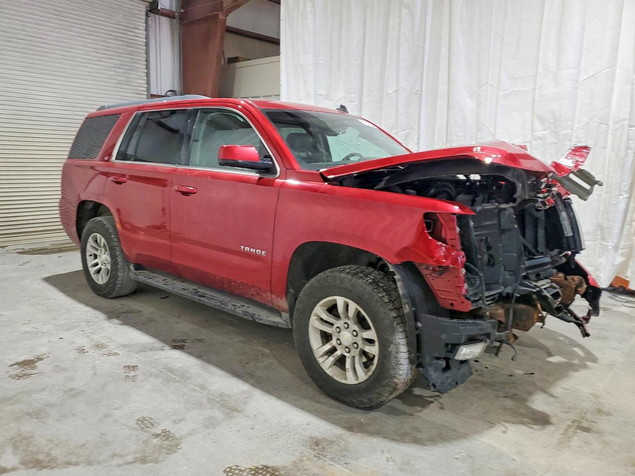 2015 Chevrolet Tahoe K1500 Lt Red vin: 1GNSKBKC3FR101941