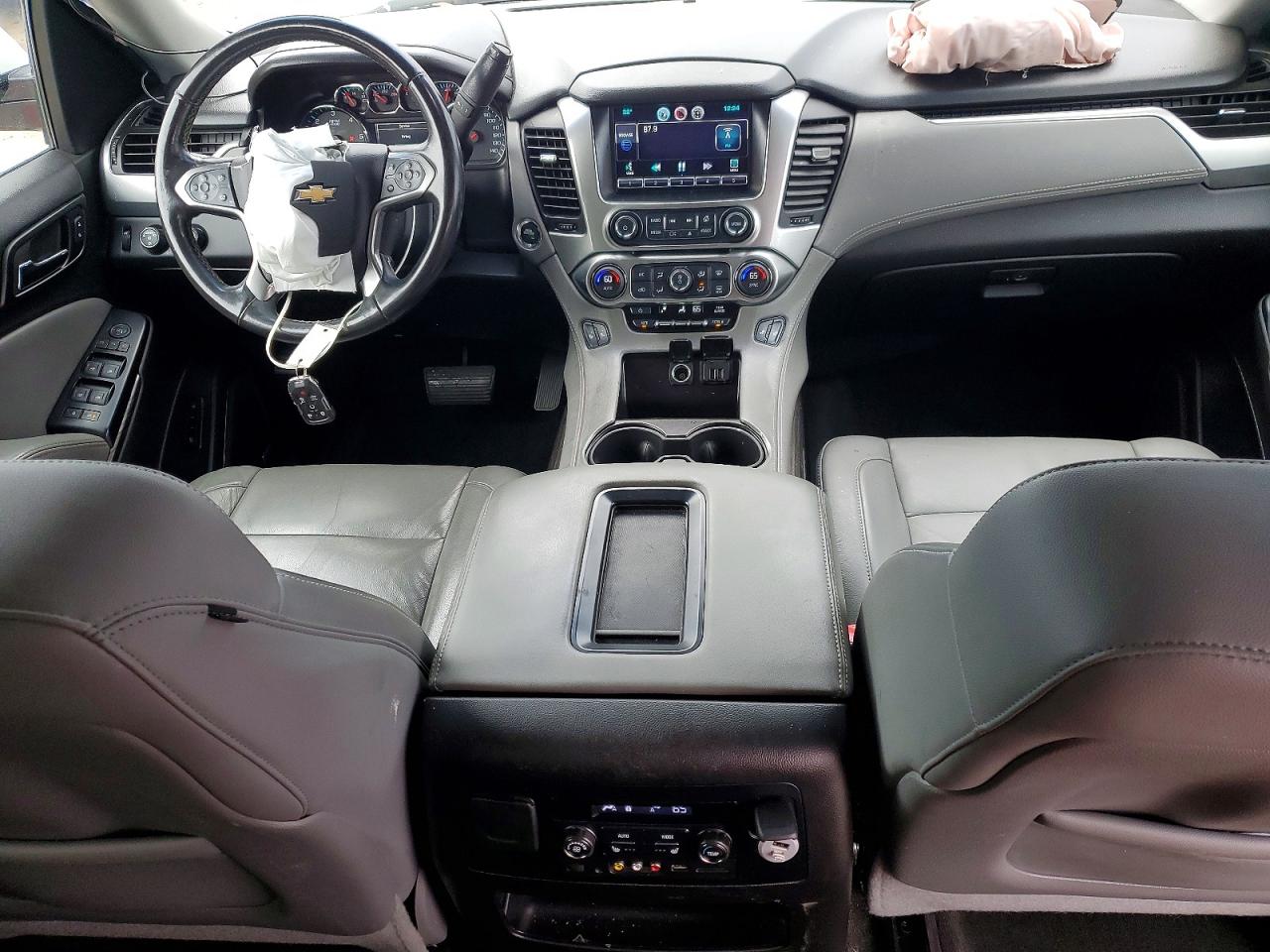 2015 Chevrolet Tahoe K1500 Lt White vin: 1GNSKBKC3FR126645