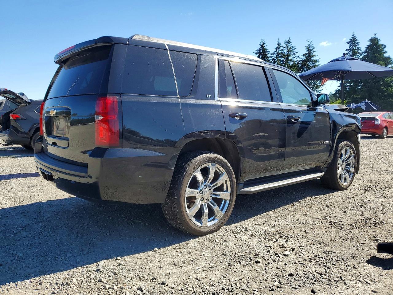 2015 Chevrolet Tahoe K1500 Lt Black vin: 1GNSKBKC4FR214538