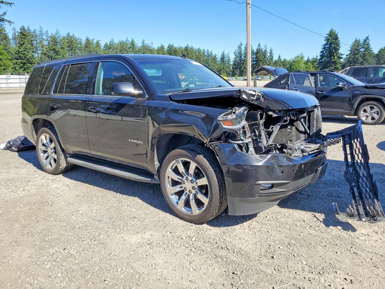 2015 Chevrolet Tahoe K1500 Lt Black vin: 1GNSKBKC4FR214538