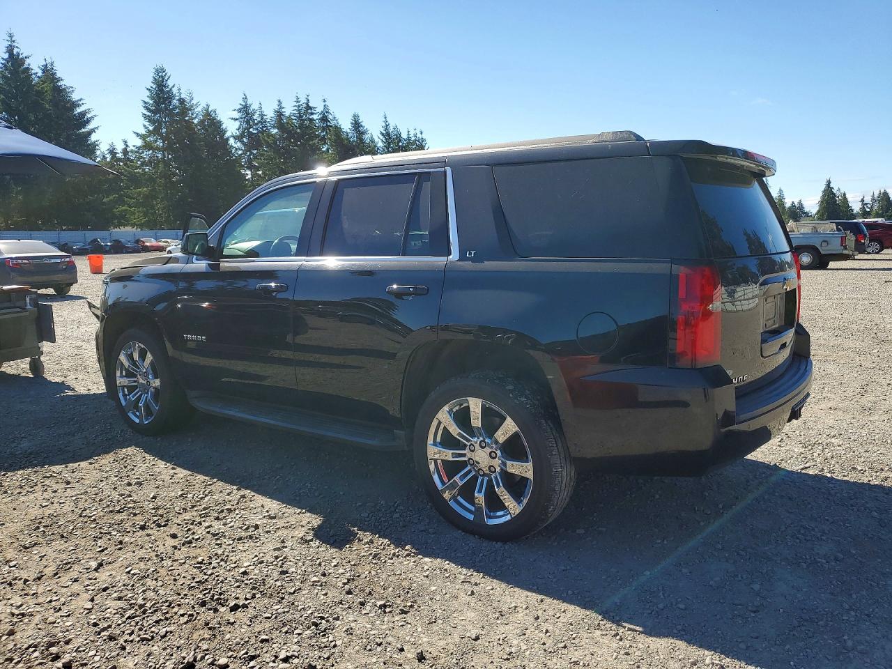 2015 Chevrolet Tahoe K1500 Lt Black vin: 1GNSKBKC4FR214538