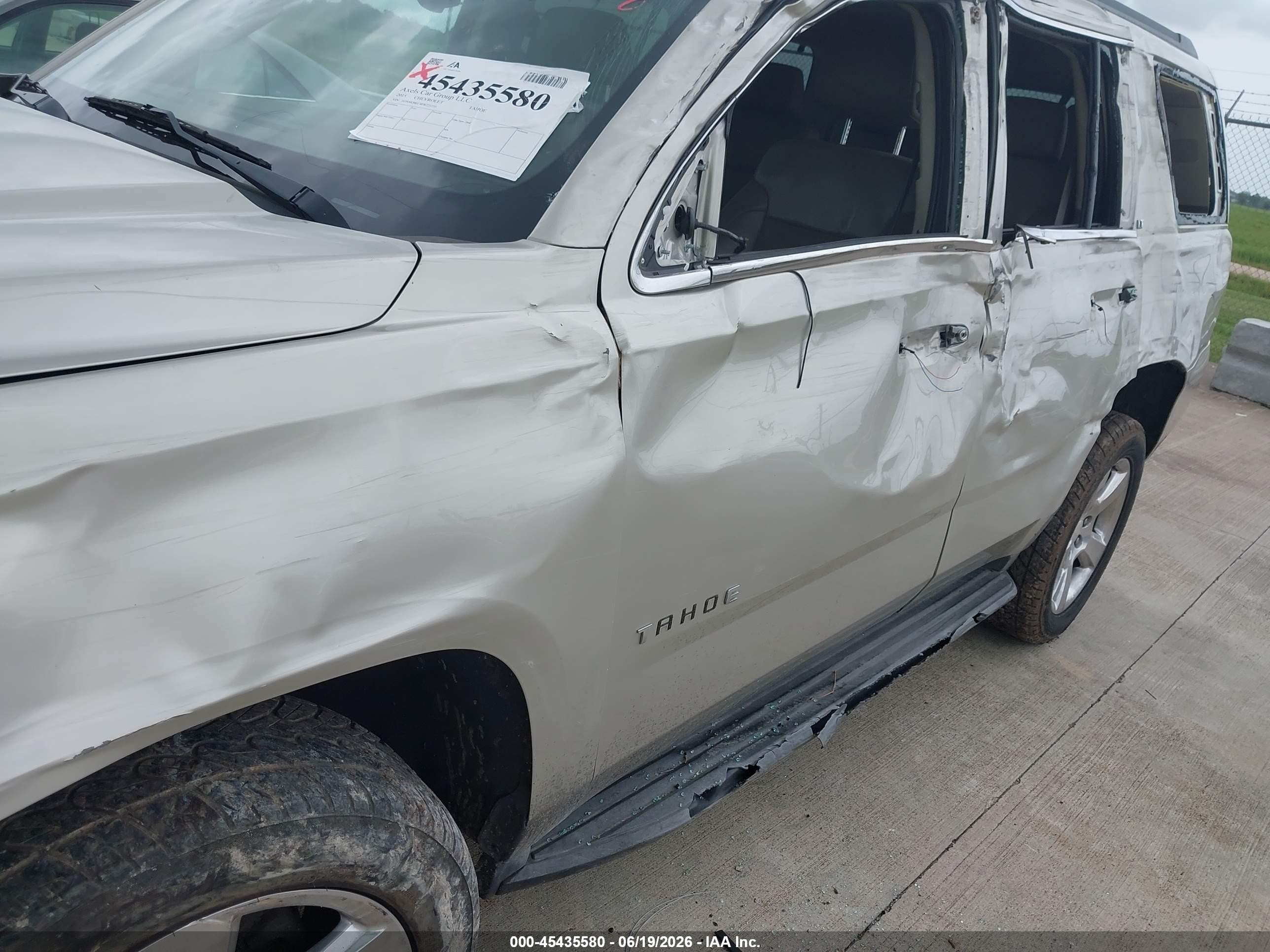 2015 Chevrolet Tahoe Lt Золотой vin: 1GNSKBKC4FR223255