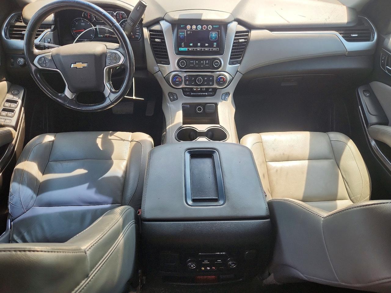 2015 Chevrolet Tahoe K1500 Lt Silver vin: 1GNSKBKC4FR509395