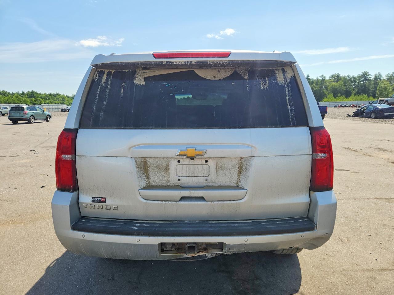2015 Chevrolet Tahoe K1500 Lt Silver vin: 1GNSKBKC4FR509395