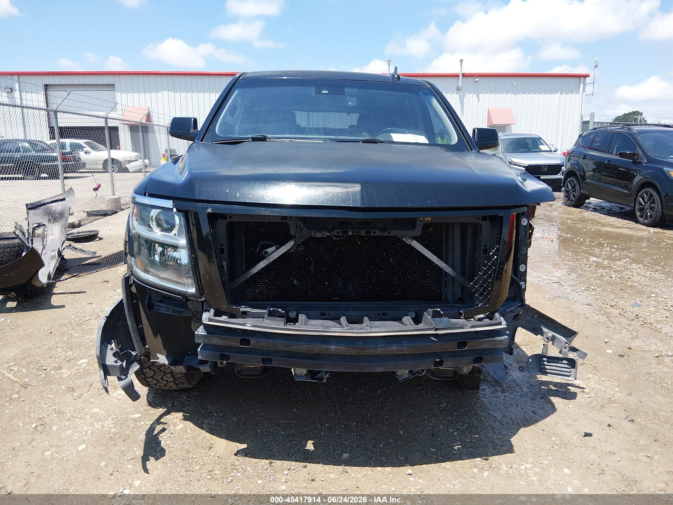 2015 Chevrolet Tahoe Lt Black vin: 1GNSKBKC4FR613143