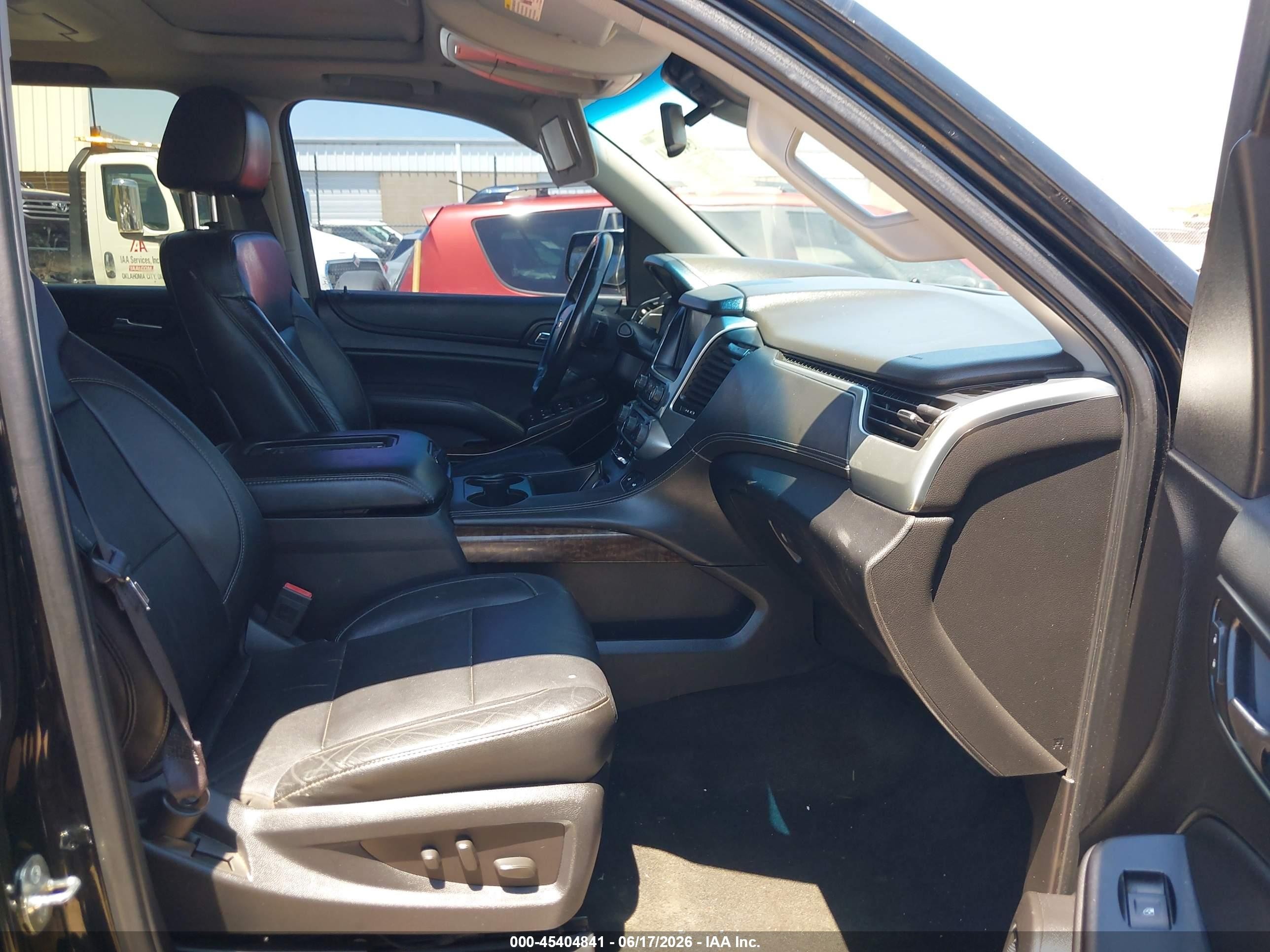 2015 Chevrolet Tahoe Lt Black vin: 1GNSKBKC4FR634462