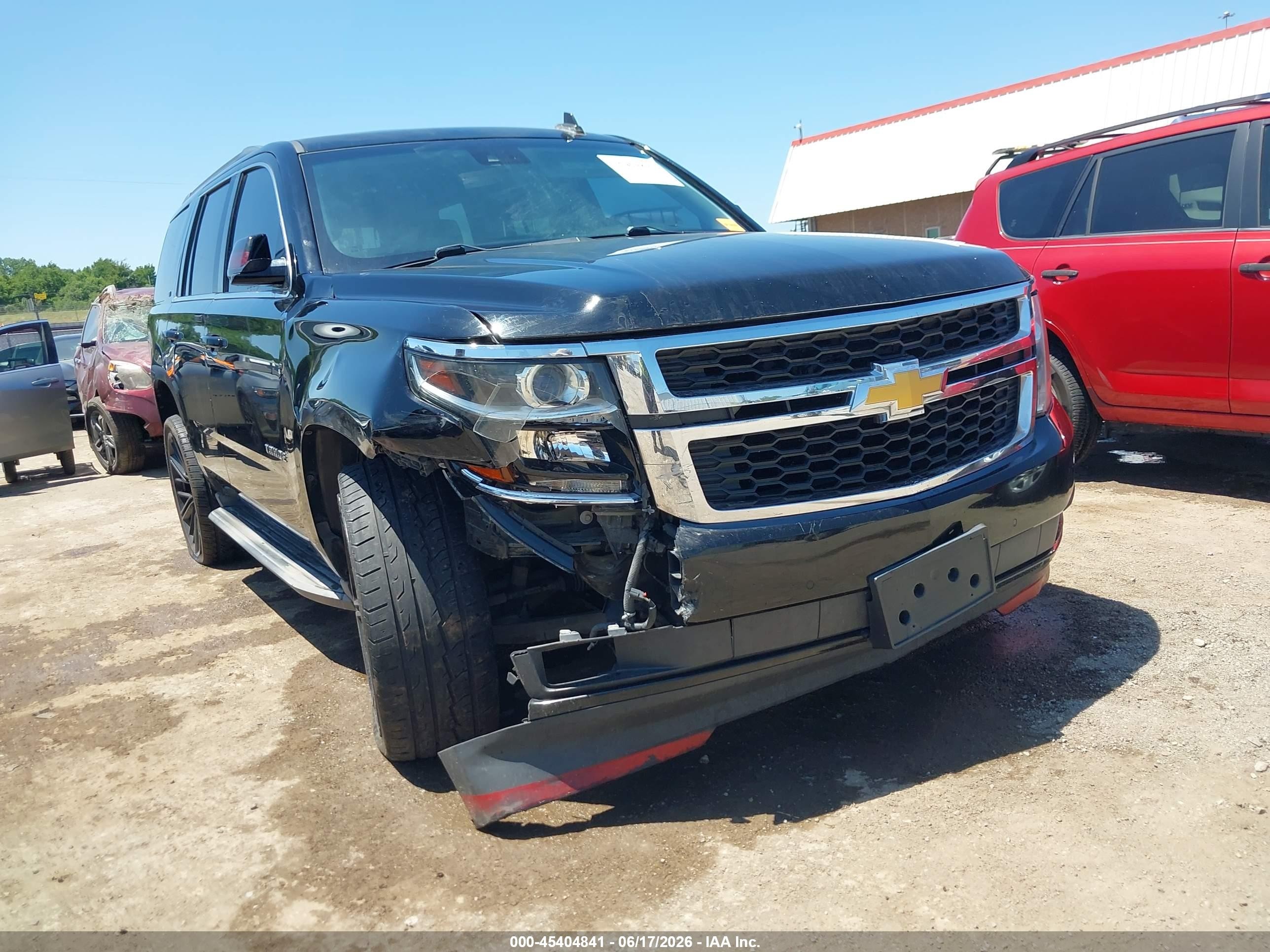 2015 Chevrolet Tahoe Lt Black vin: 1GNSKBKC4FR634462