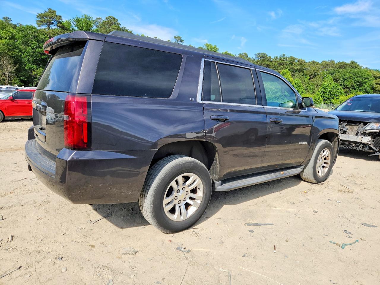 2015 Chevrolet Tahoe K1500 Lt Charcoal vin: 1GNSKBKC4FR702355