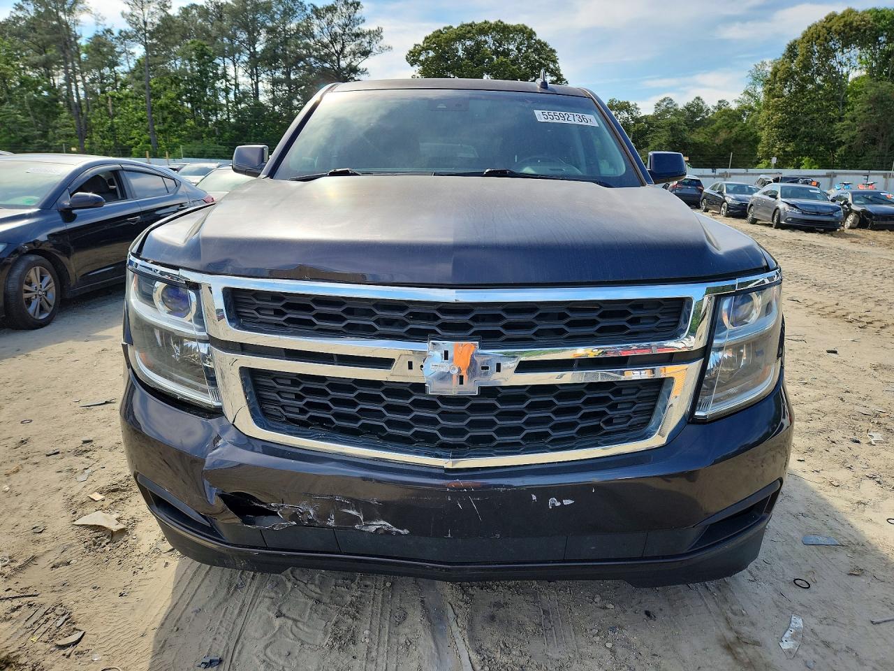 2015 Chevrolet Tahoe K1500 Lt Charcoal vin: 1GNSKBKC4FR702355