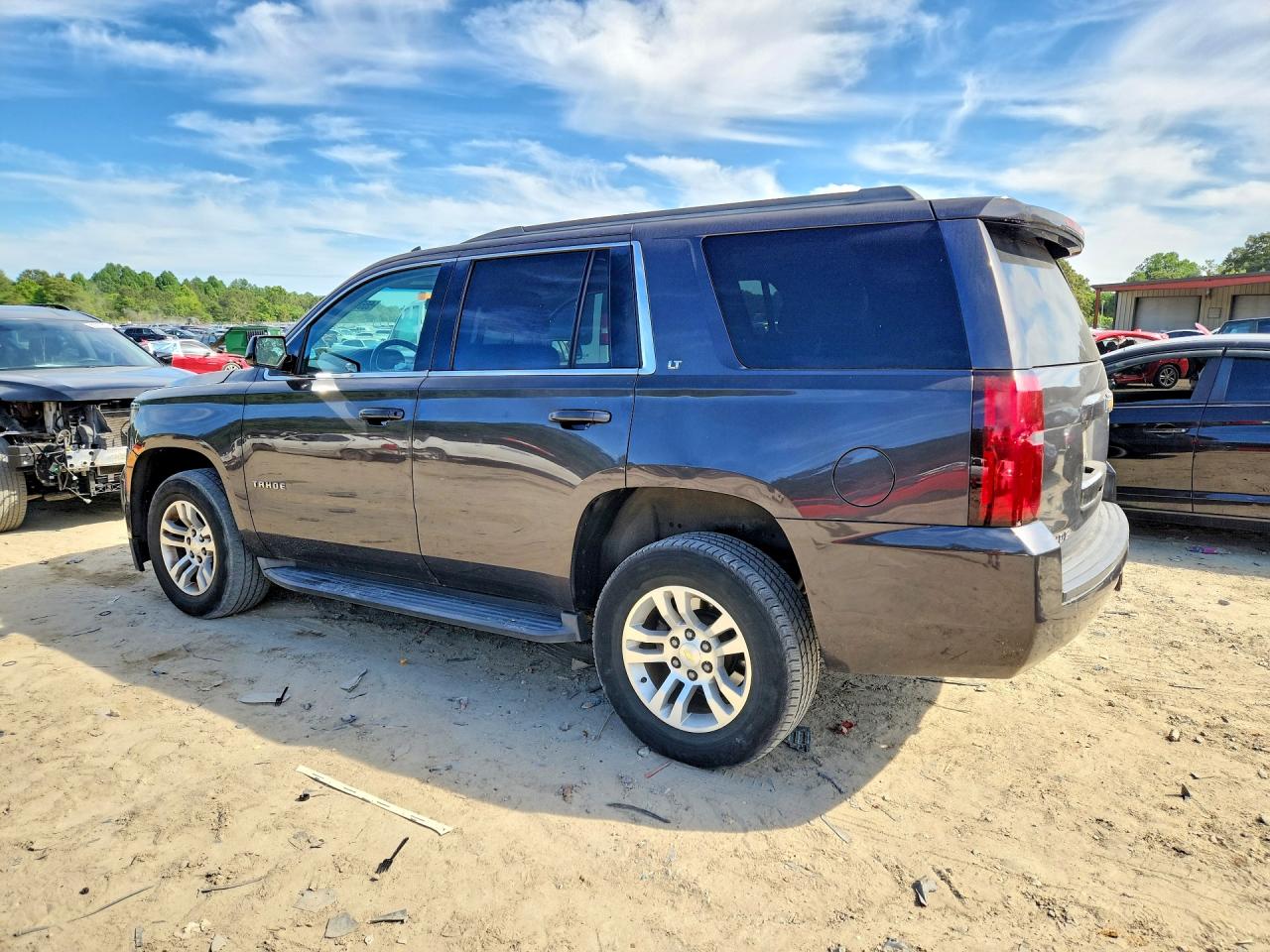 2015 Chevrolet Tahoe K1500 Lt Charcoal vin: 1GNSKBKC4FR702355