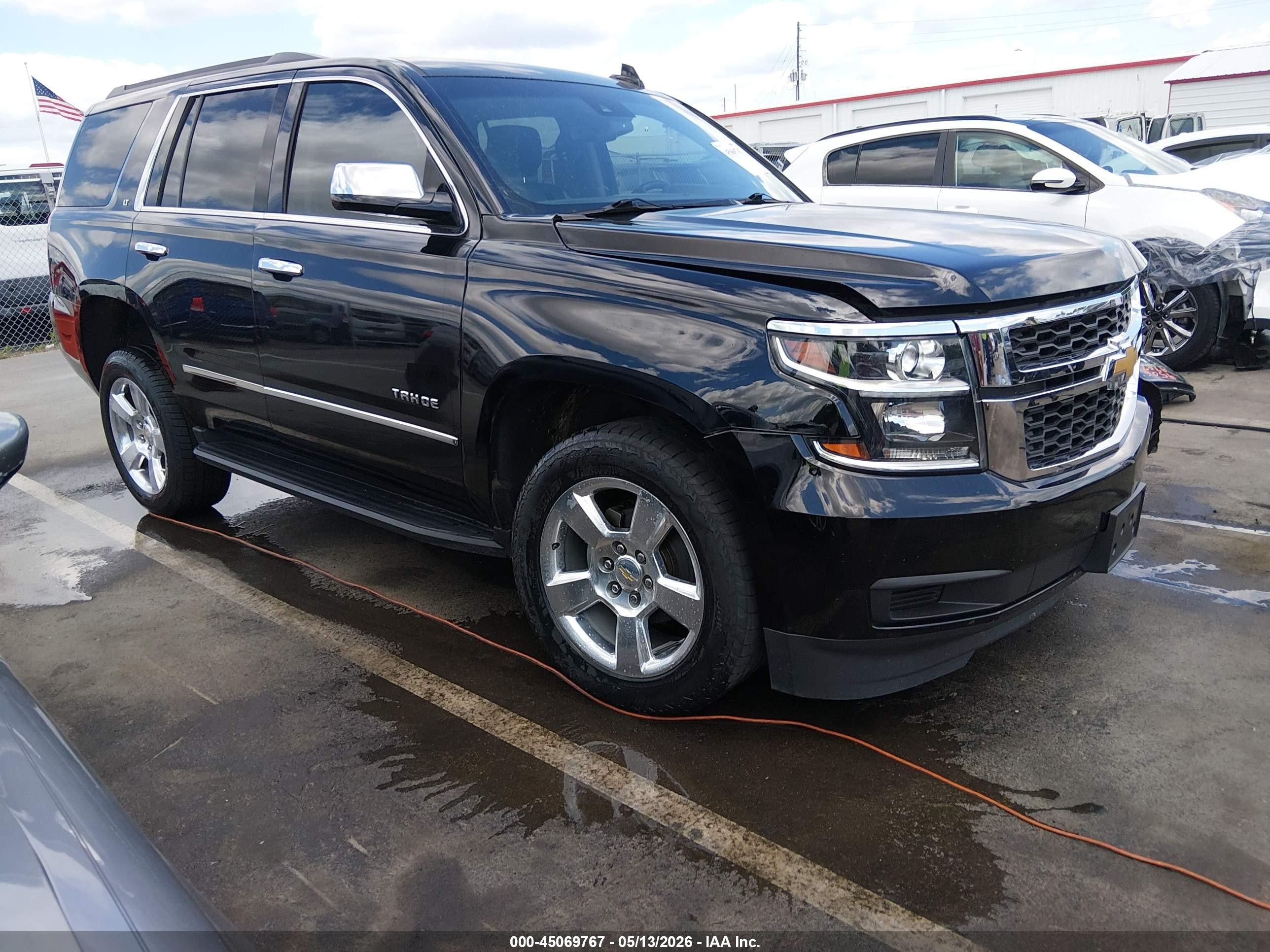 2015 Chevrolet Tahoe Lt Black vin: 1GNSKBKC4FR709242