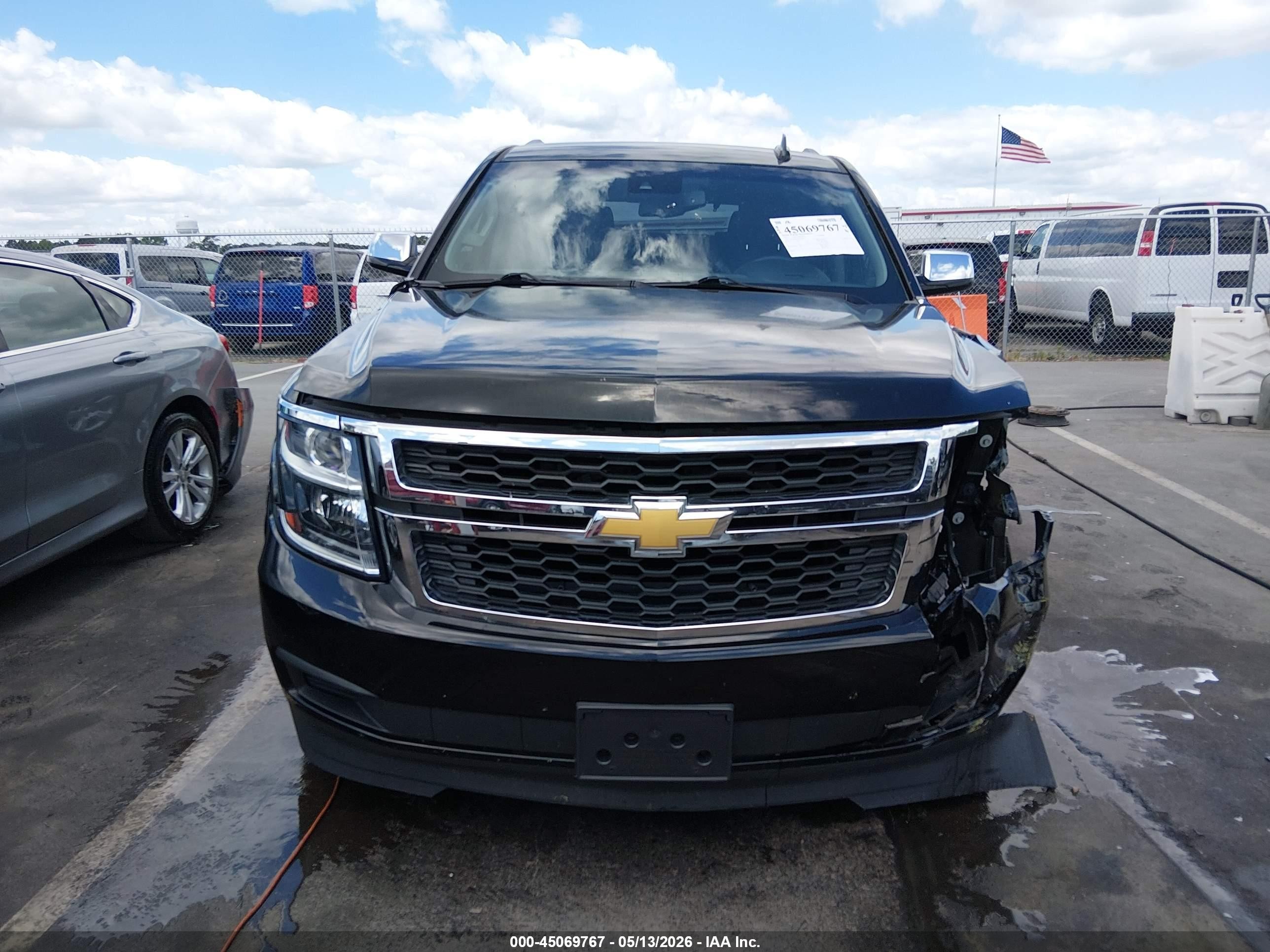 2015 Chevrolet Tahoe Lt Black vin: 1GNSKBKC4FR709242