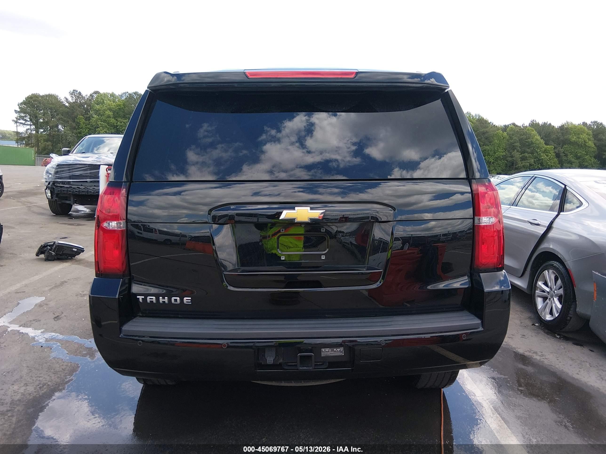 2015 Chevrolet Tahoe Lt Black vin: 1GNSKBKC4FR709242