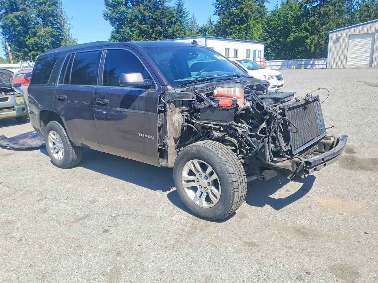 2015 Chevrolet Tahoe K1500 Lt Фиолетовый vin: 1GNSKBKC5FR118188