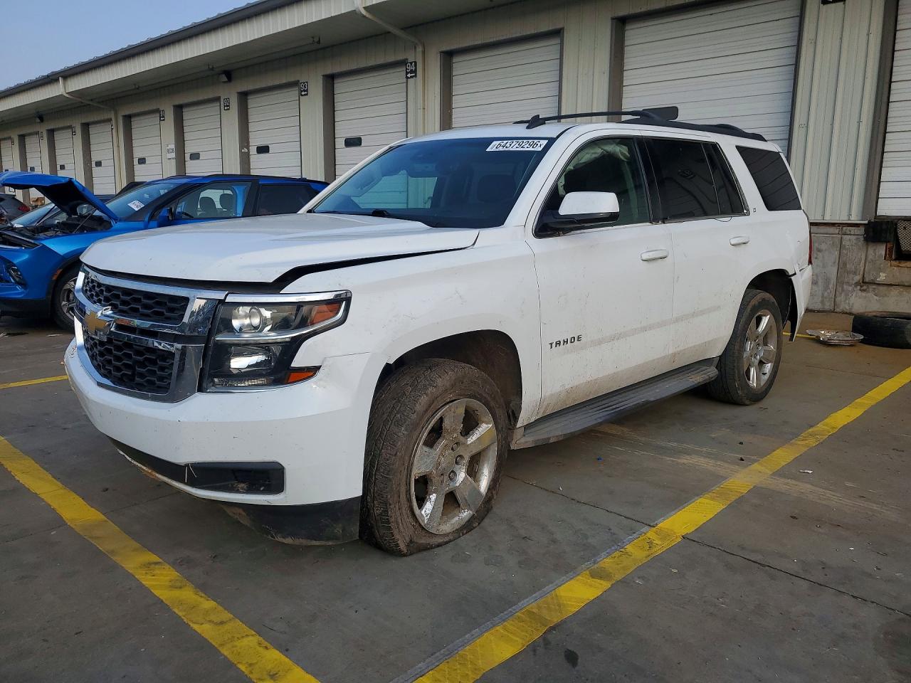 2015 Chevrolet Tahoe K1500 Lt White vin: 1GNSKBKC6FR187875