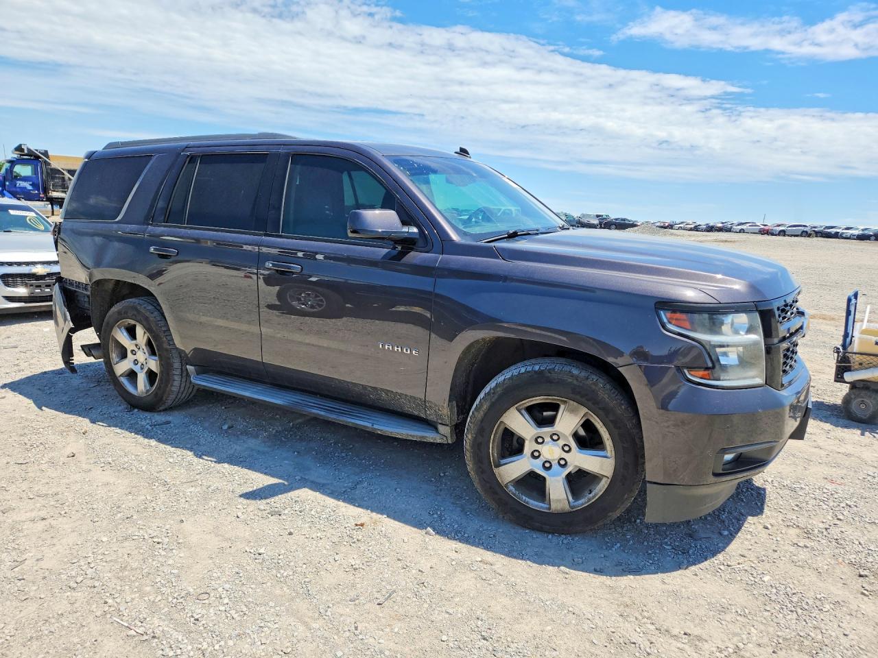 2015 Chevrolet Tahoe K1500 Lt Gray vin: 1GNSKBKC7FR106477