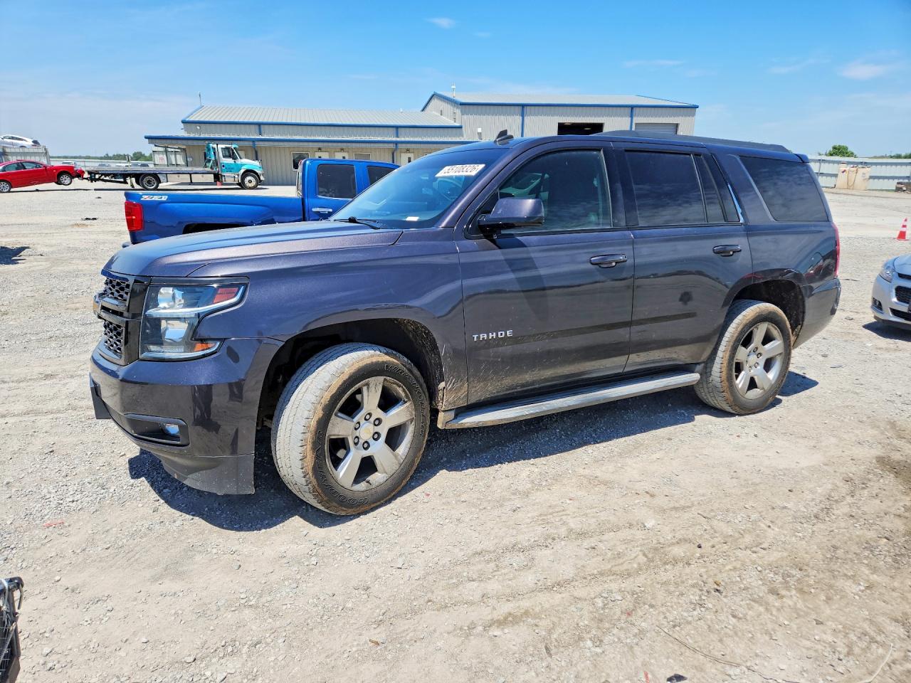 2015 Chevrolet Tahoe K1500 Lt Gray vin: 1GNSKBKC7FR106477